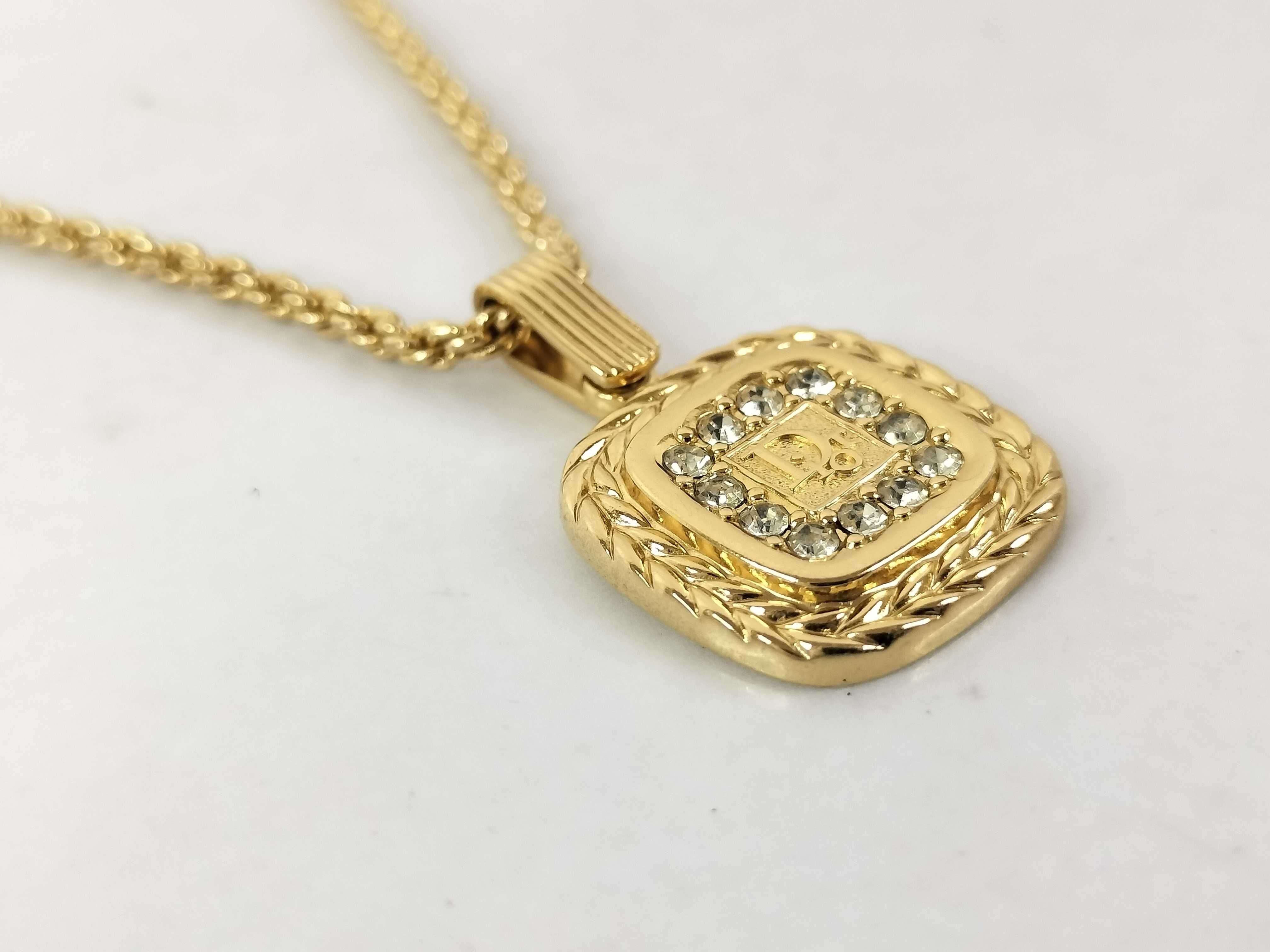Gold Logo Necklace — view 3