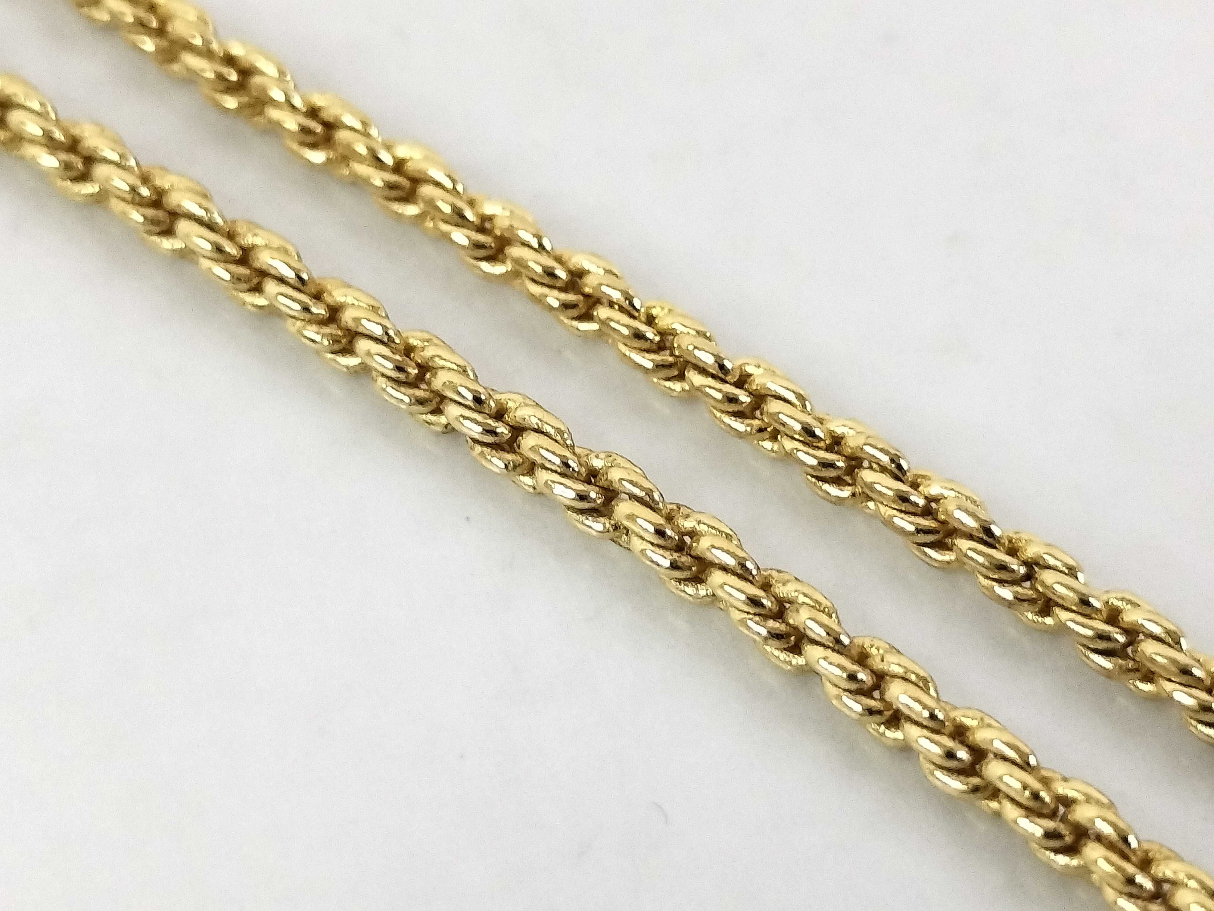 Gold Logo Necklace — view 6
