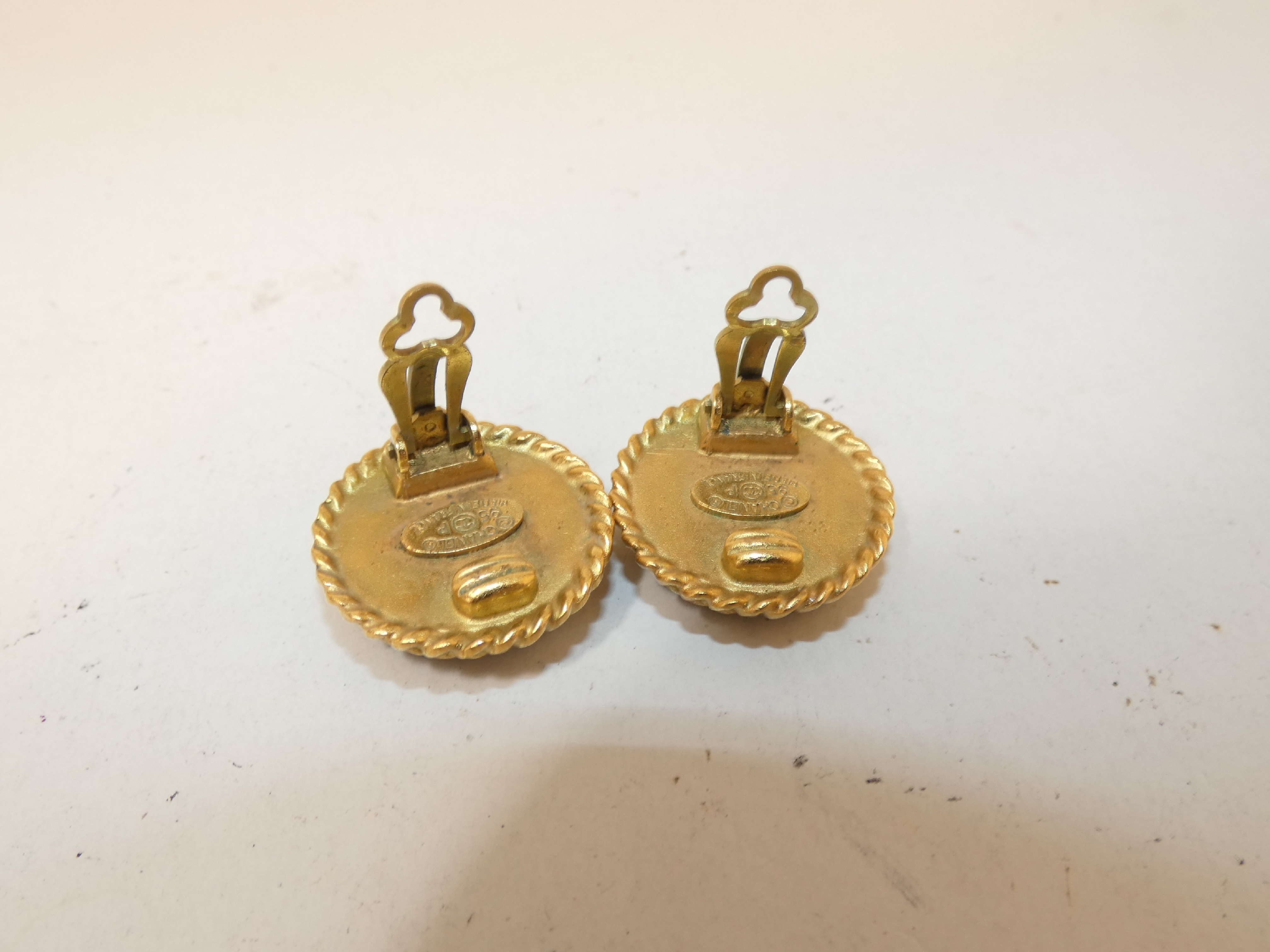 Coco GP Black Circle Earrings — view 4