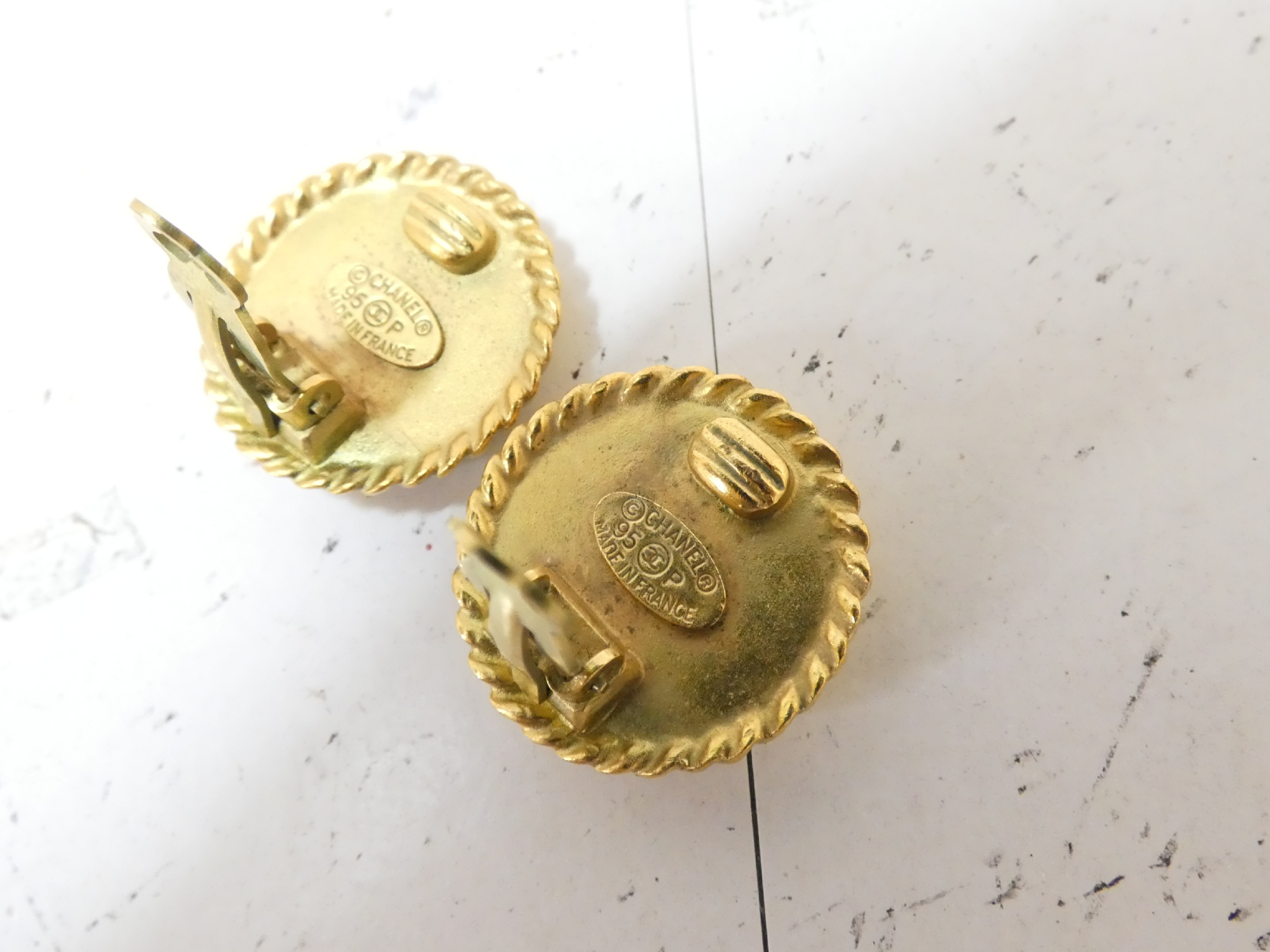 Coco GP Black Circle Earrings — view 5
