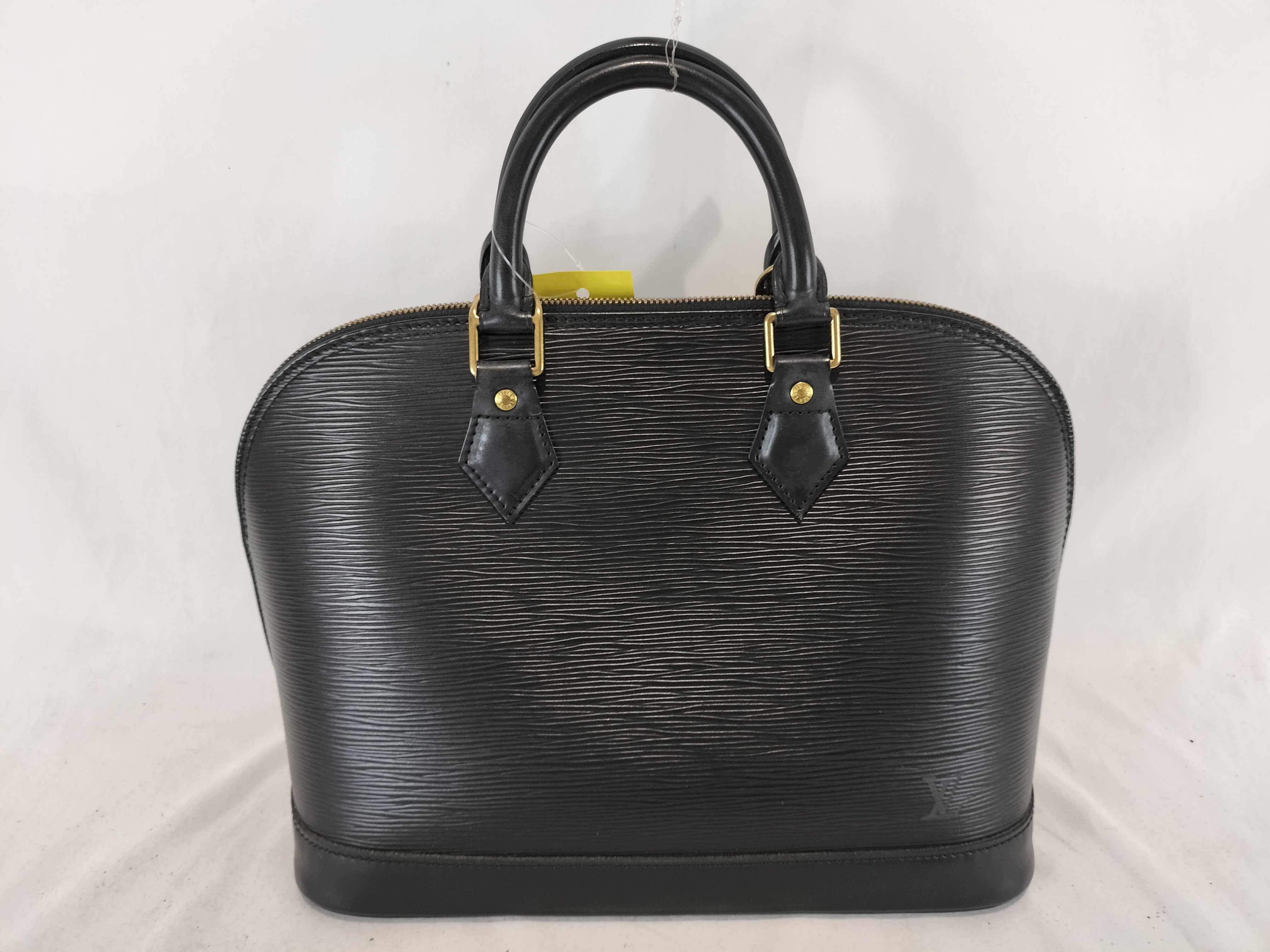 Epi Alma PM Noir Handbag