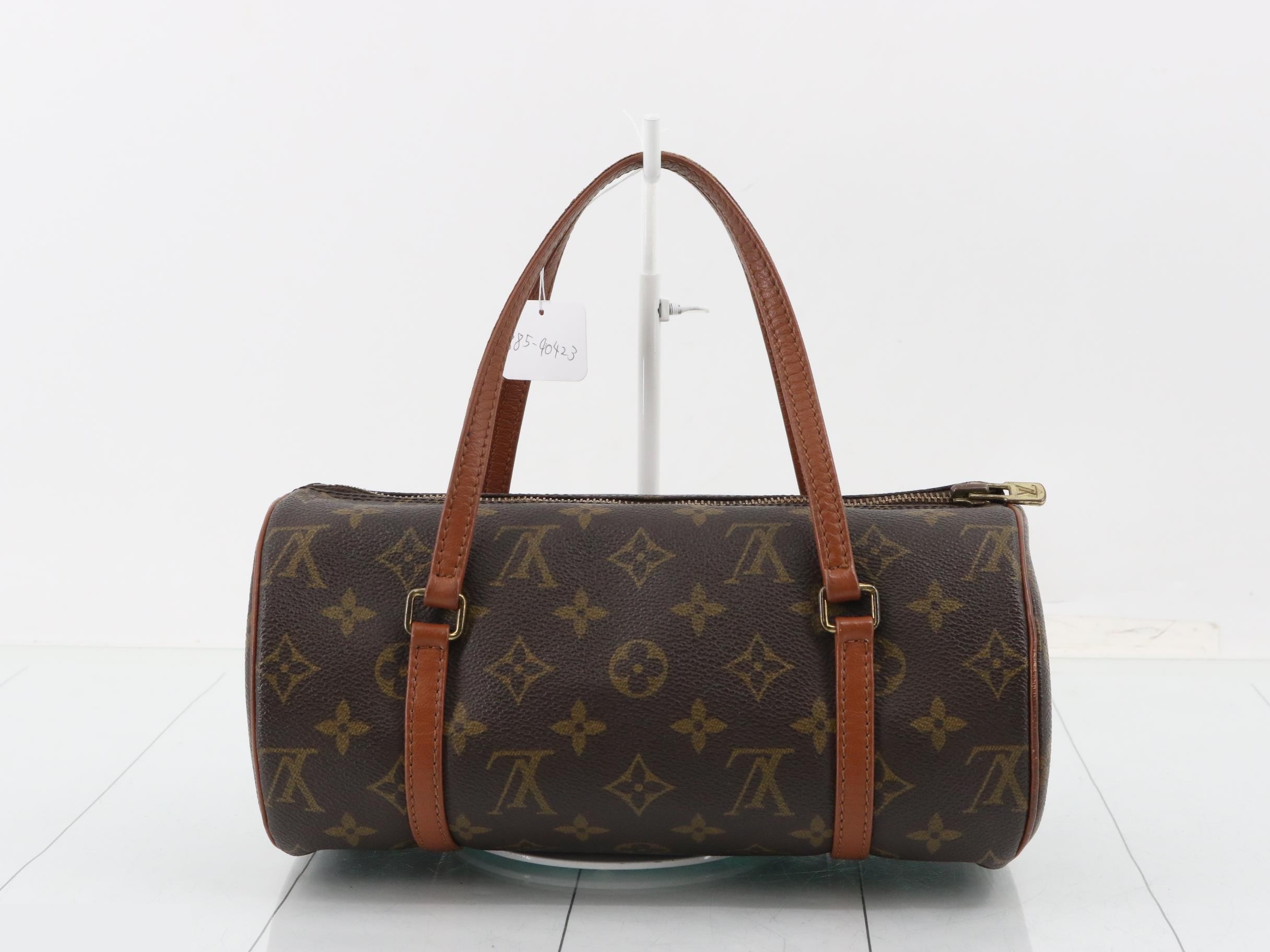 Papillon 26 Handbag M51366 Monogram Brown Leather Gold — view 2