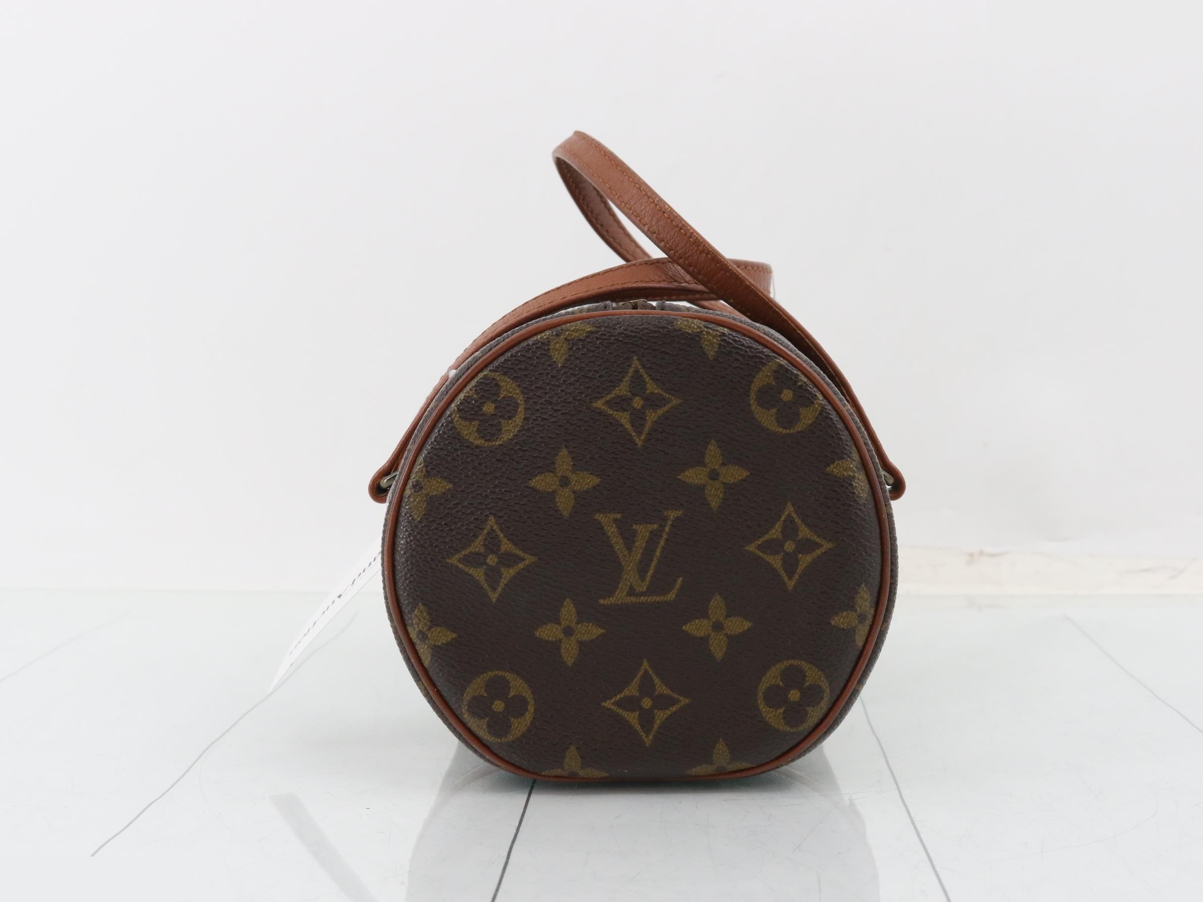 Papillon 26 Handbag M51366 Monogram Brown Leather Gold — view 3
