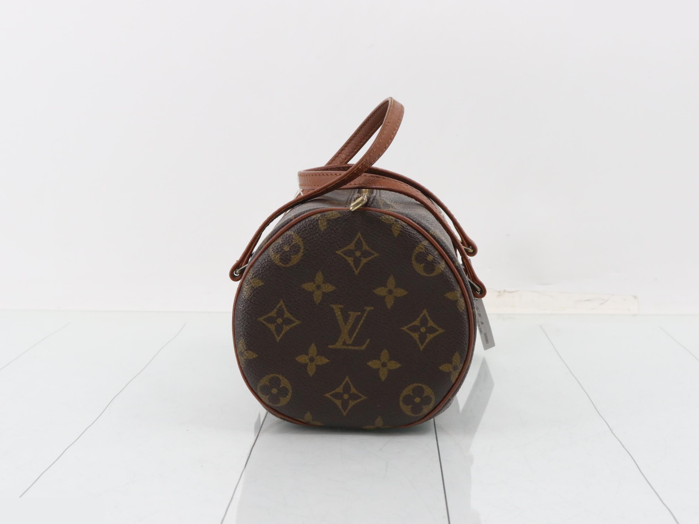 Papillon 26 Handbag M51366 Monogram Brown Leather Gold — view 4