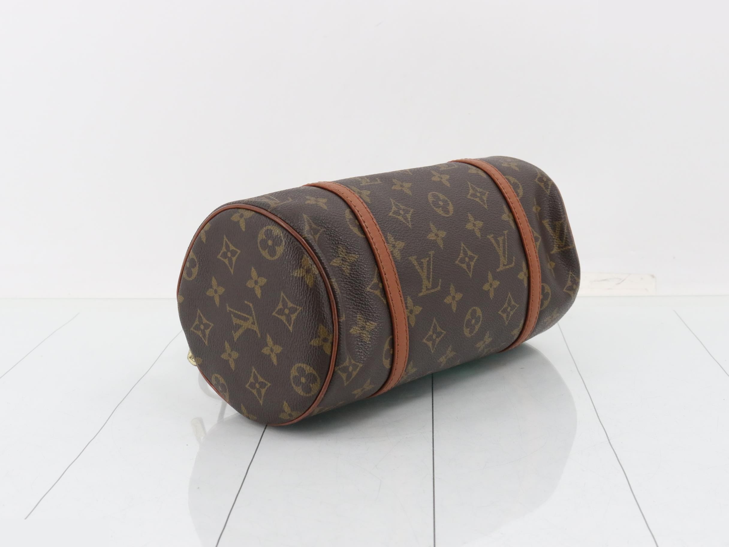 Papillon 26 Handbag M51366 Monogram Brown Leather Gold — view 5