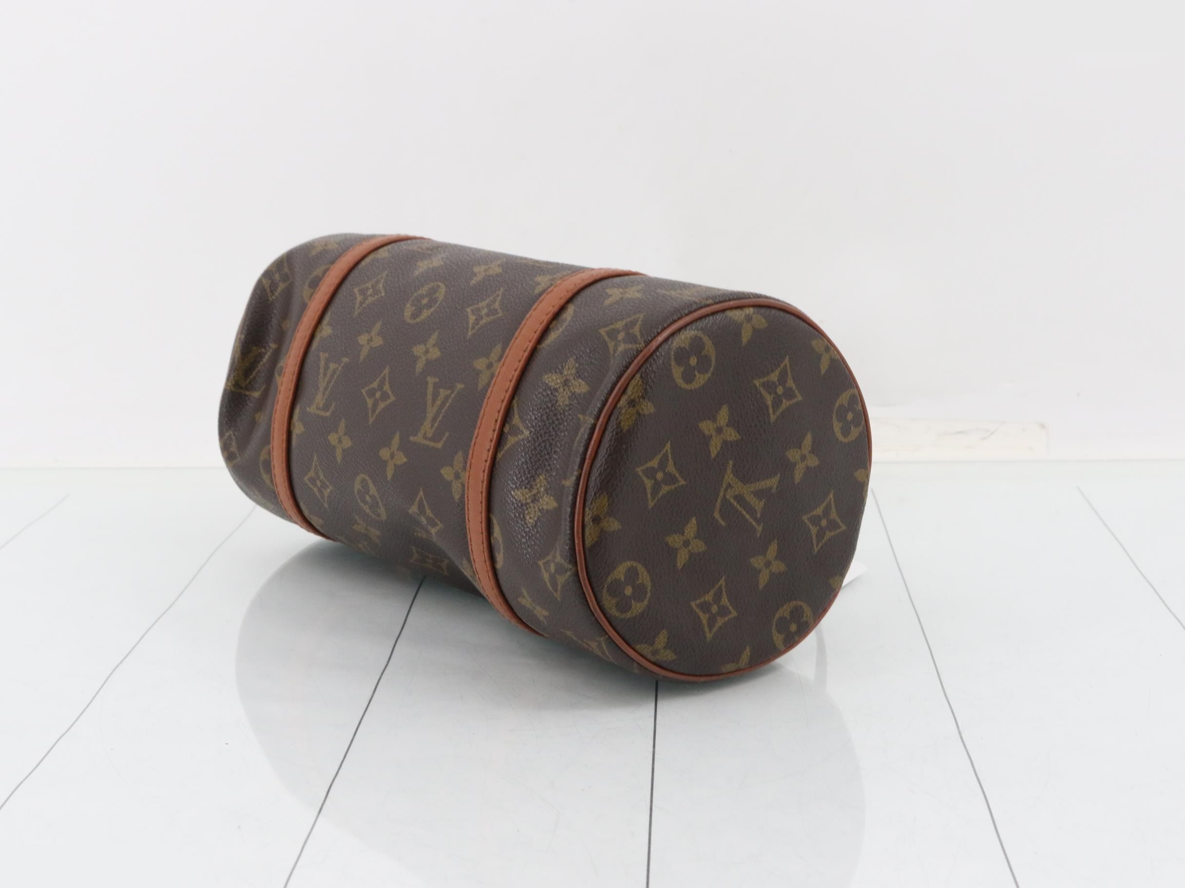 Papillon 26 Handbag M51366 Monogram Brown Leather Gold — view 6