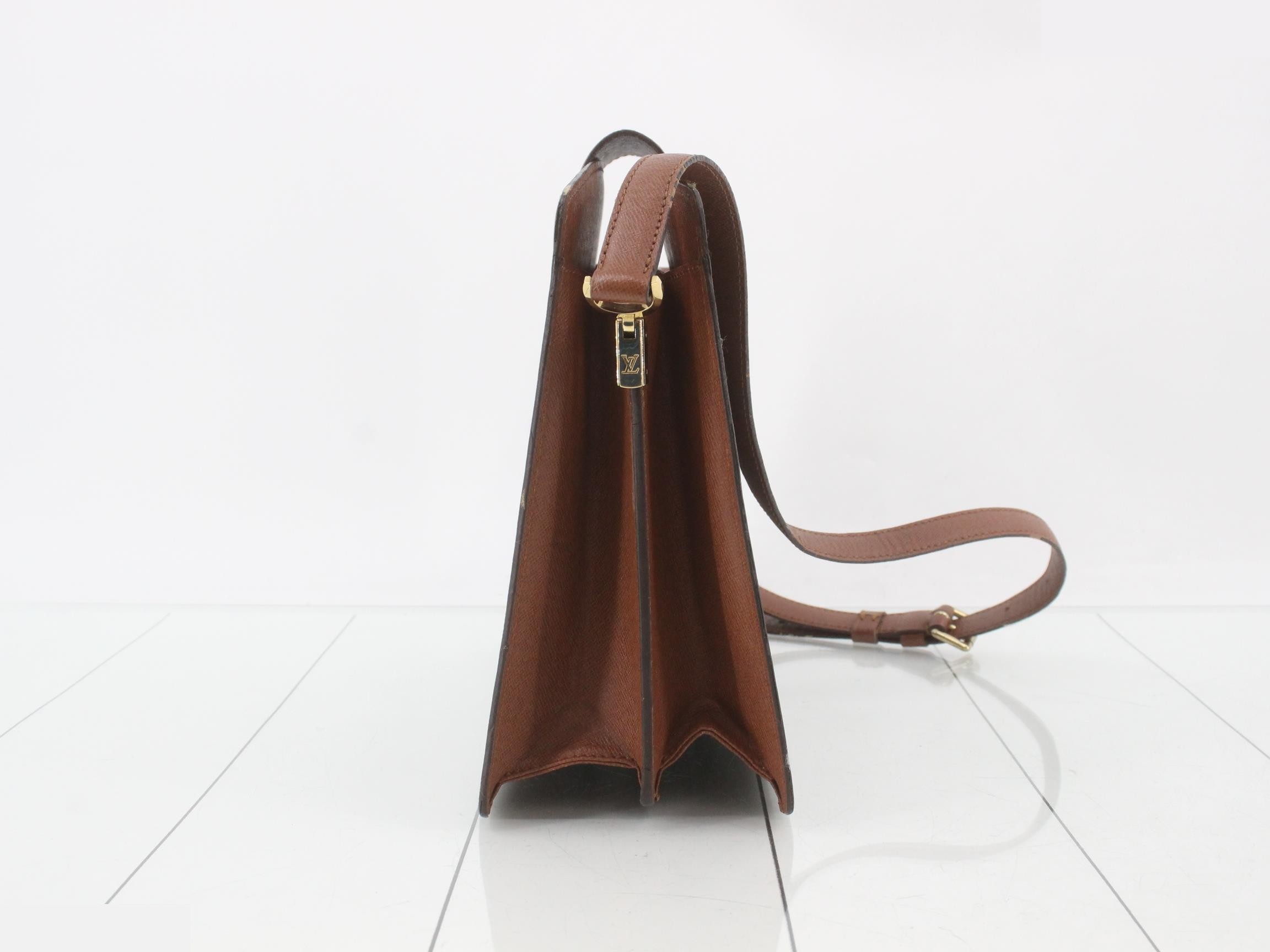 M51375 Cruselle Shoulder Bag, Monogram Brown — view 3