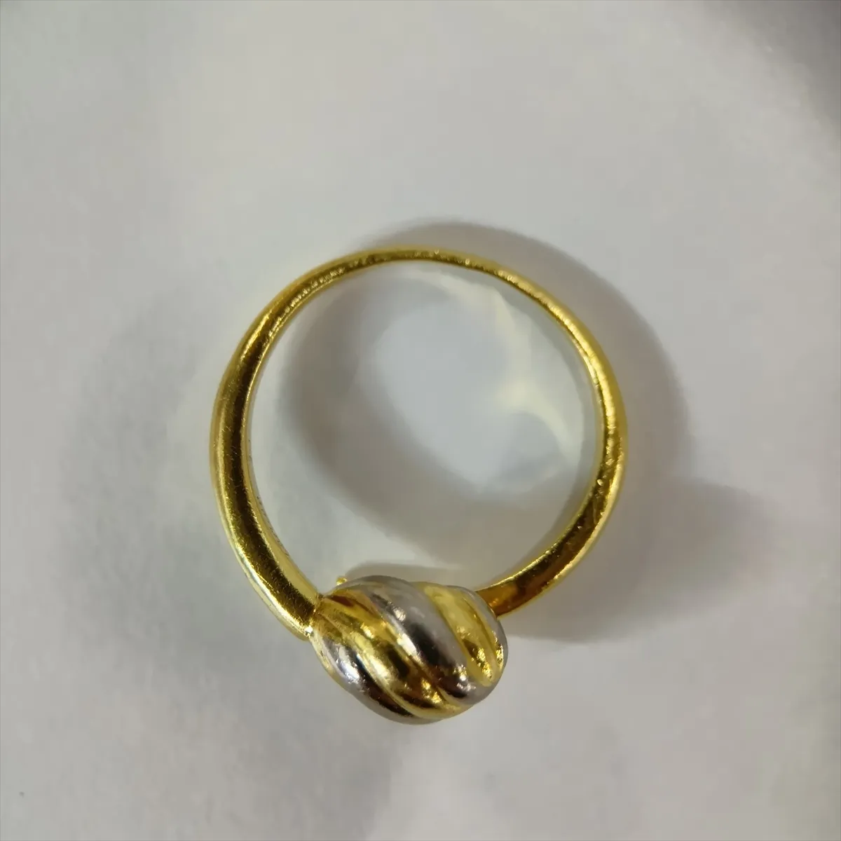 Ring 750(YG×WG) 4.3g 195861 — view 6