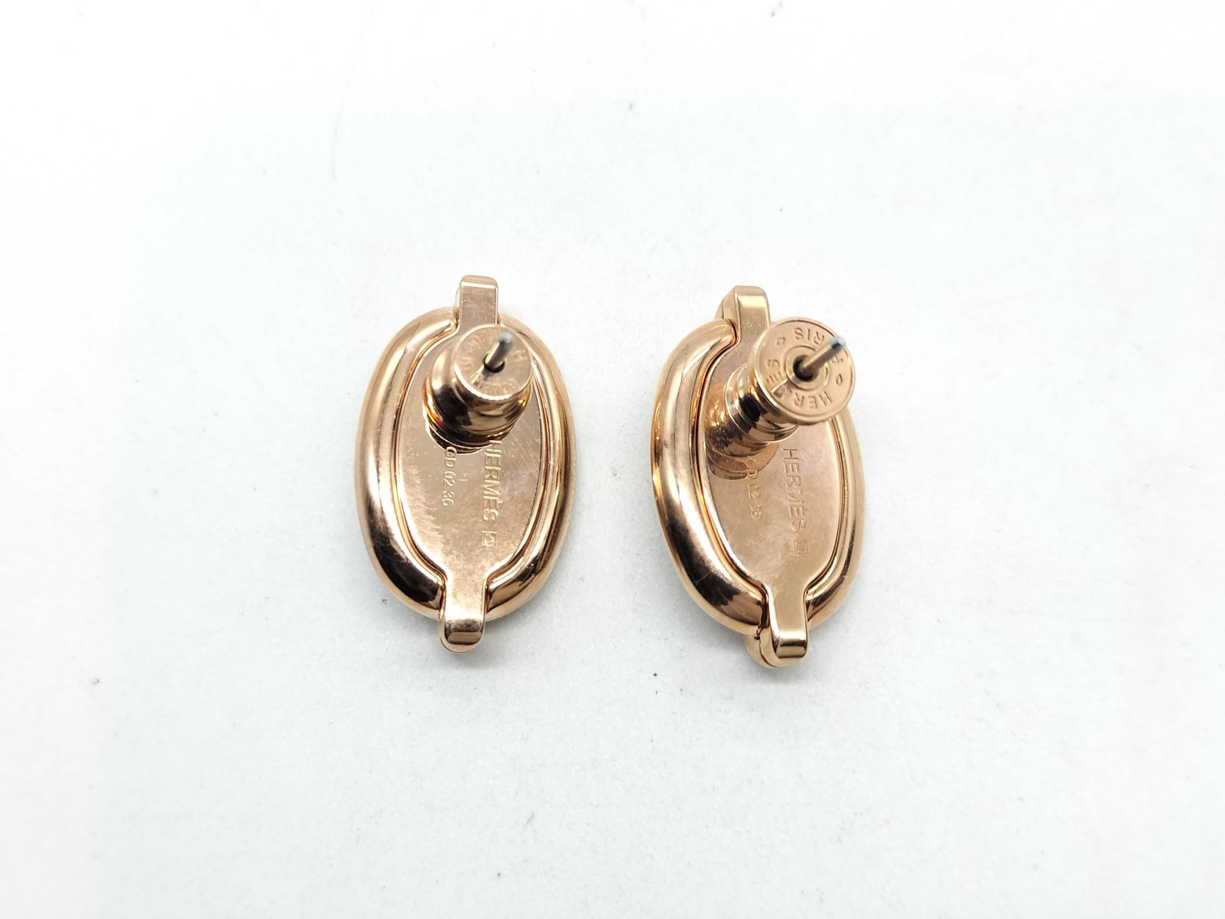 Chaine d'Ancre Maillon Earrings, White Earrings — view 2