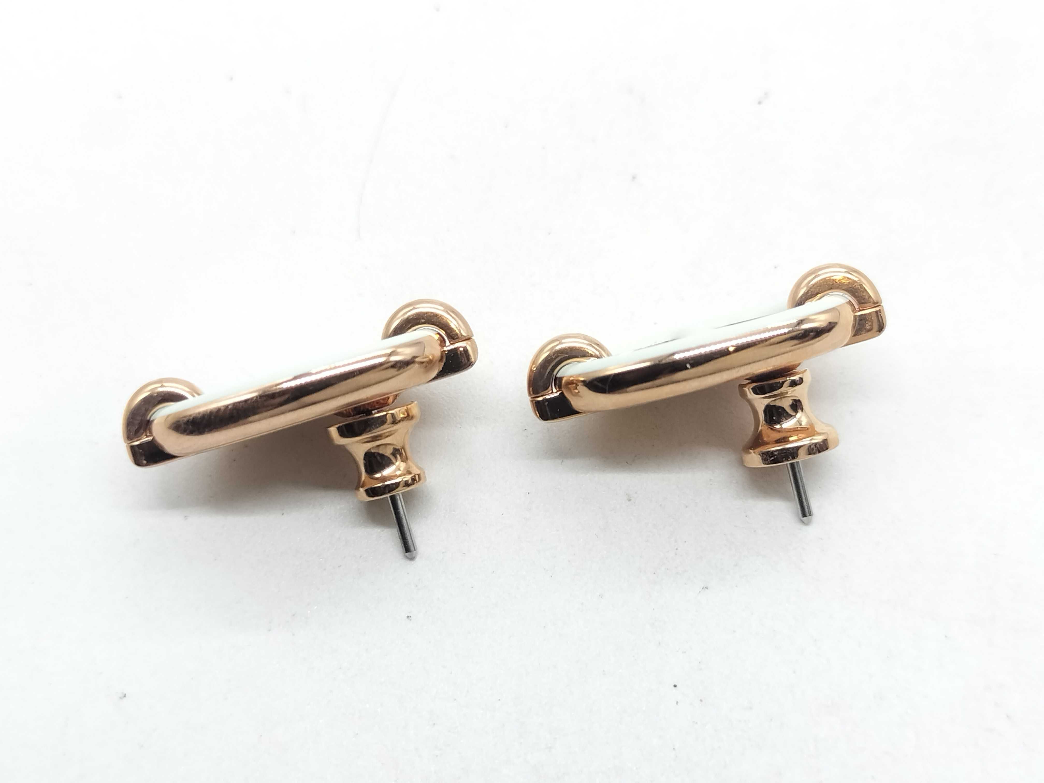 Chaine d'Ancre Maillon Earrings, White Earrings — view 3