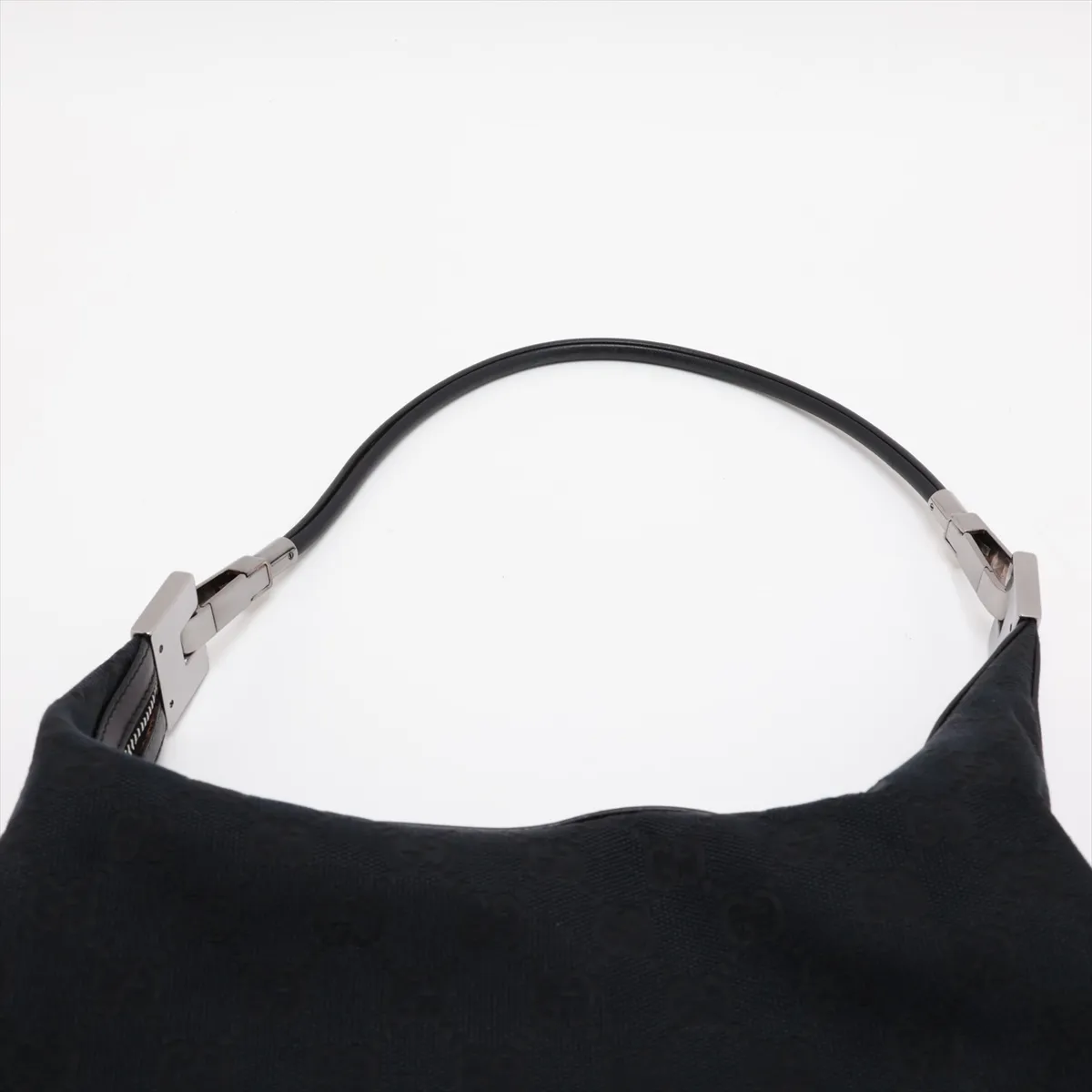 GG Canvas Shoulder Bag, Navy x Black — view 6