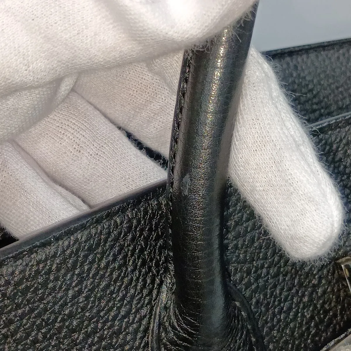 [Individually packaged] Hermes Birkin 35 Letournée Togo Black Silver Hardware (Stamp unclear) — view 15