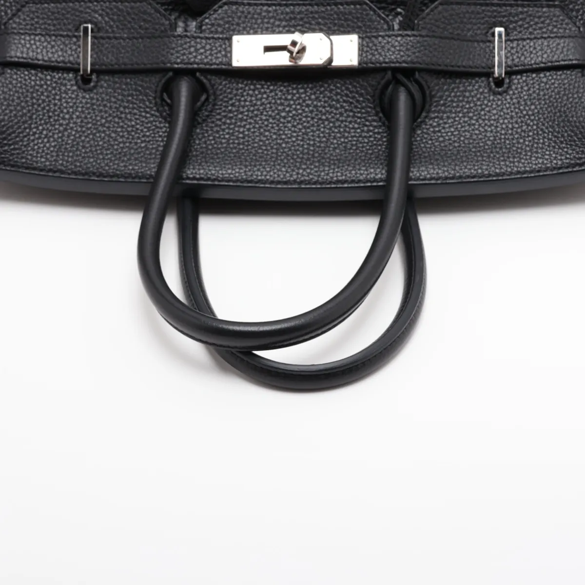 [Individually packaged] Hermes Birkin 35 Letournée Togo Black Silver Hardware (Stamp unclear) — view 5