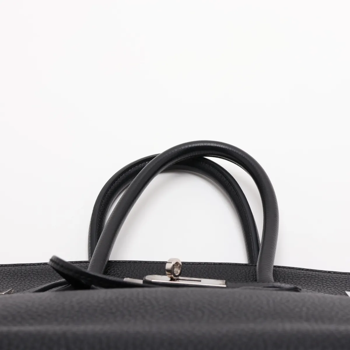 [Individually packaged] Hermes Birkin 35 Letournée Togo Black Silver Hardware (Stamp unclear) — view 6