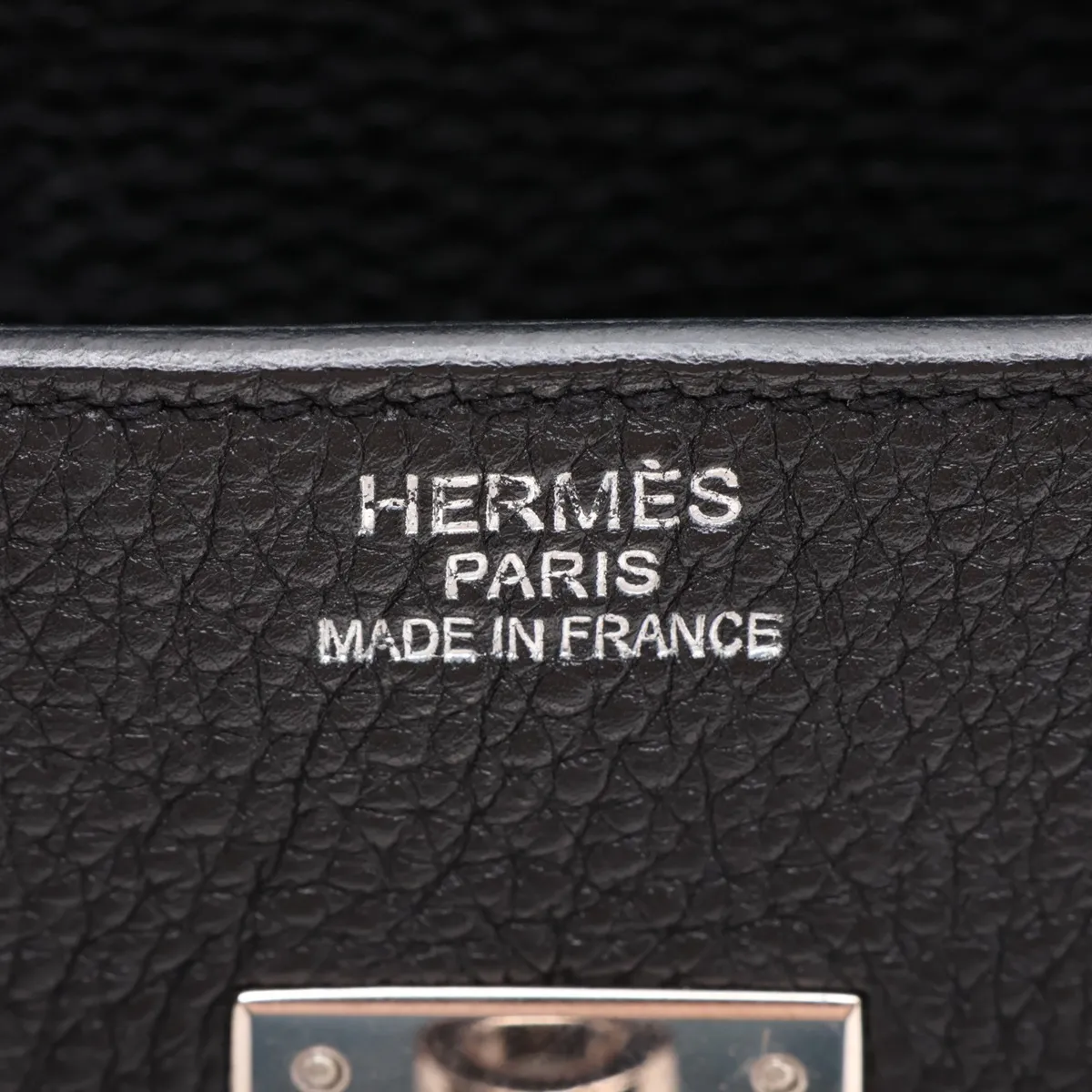 [Individually packaged] Hermes Birkin 35 Letournée Togo Black Silver Hardware (Stamp unclear) — view 10