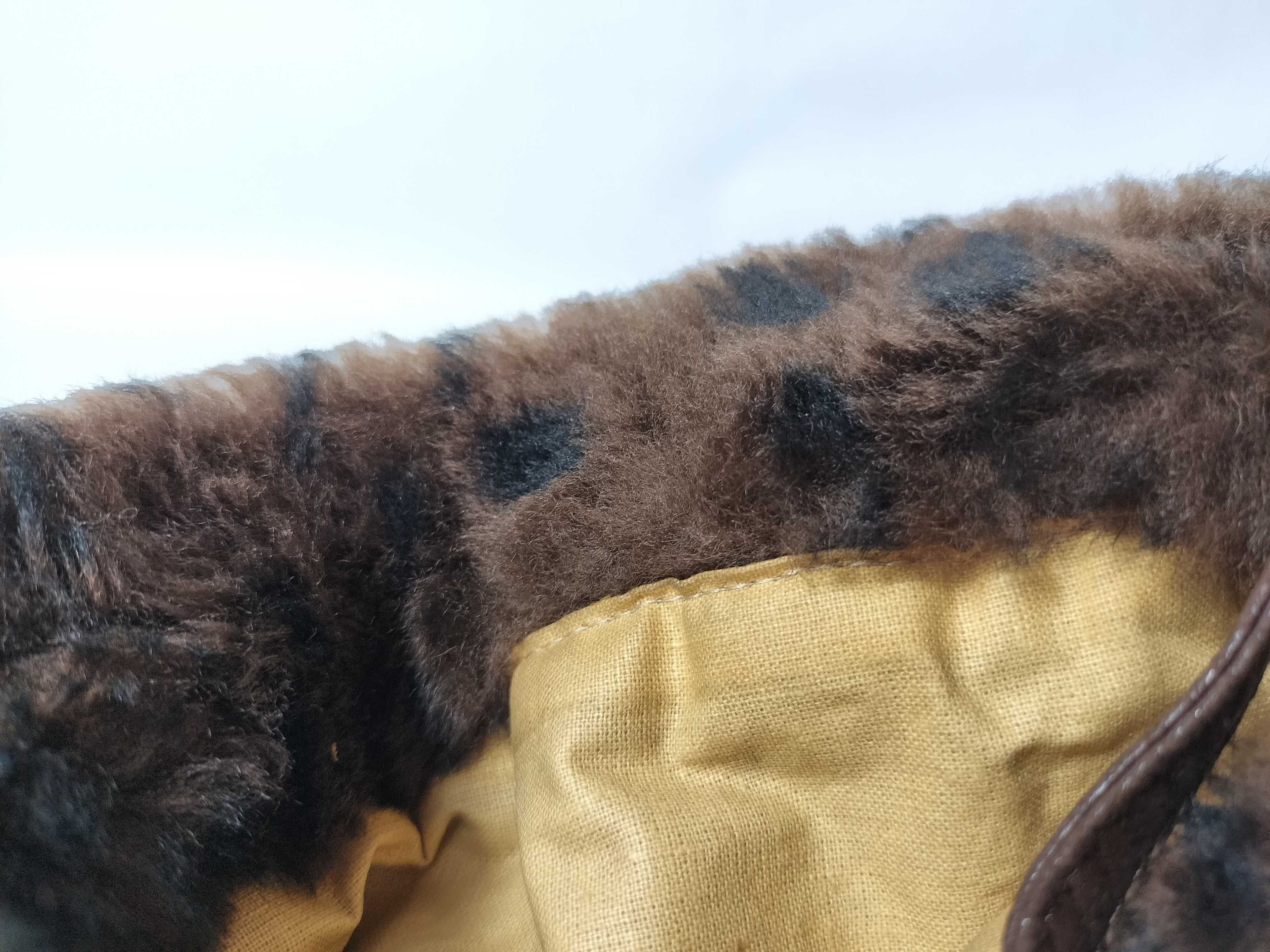 Leopard Print Fur Pochette Shoulder Bag — view 10