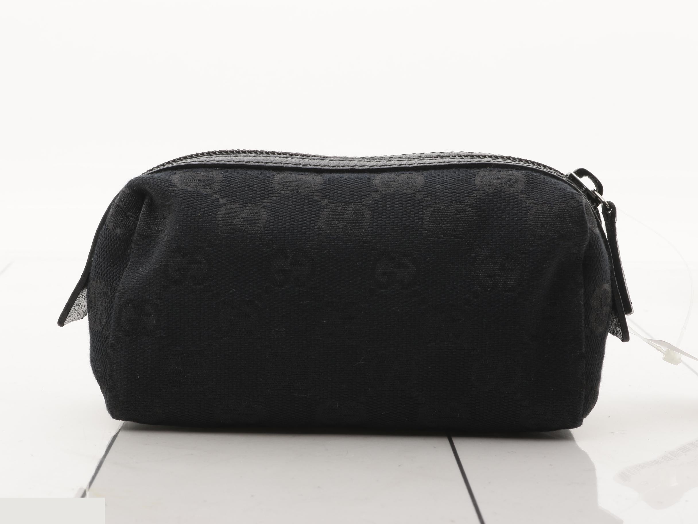 245947 GG Canvas Pouch, Canvas, Black — view 2