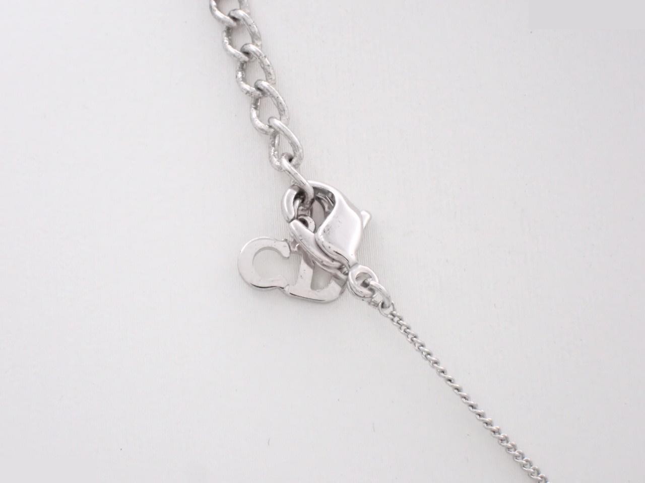 Necklace, Dior logo, unused, chain approximately 43cm. — view 2