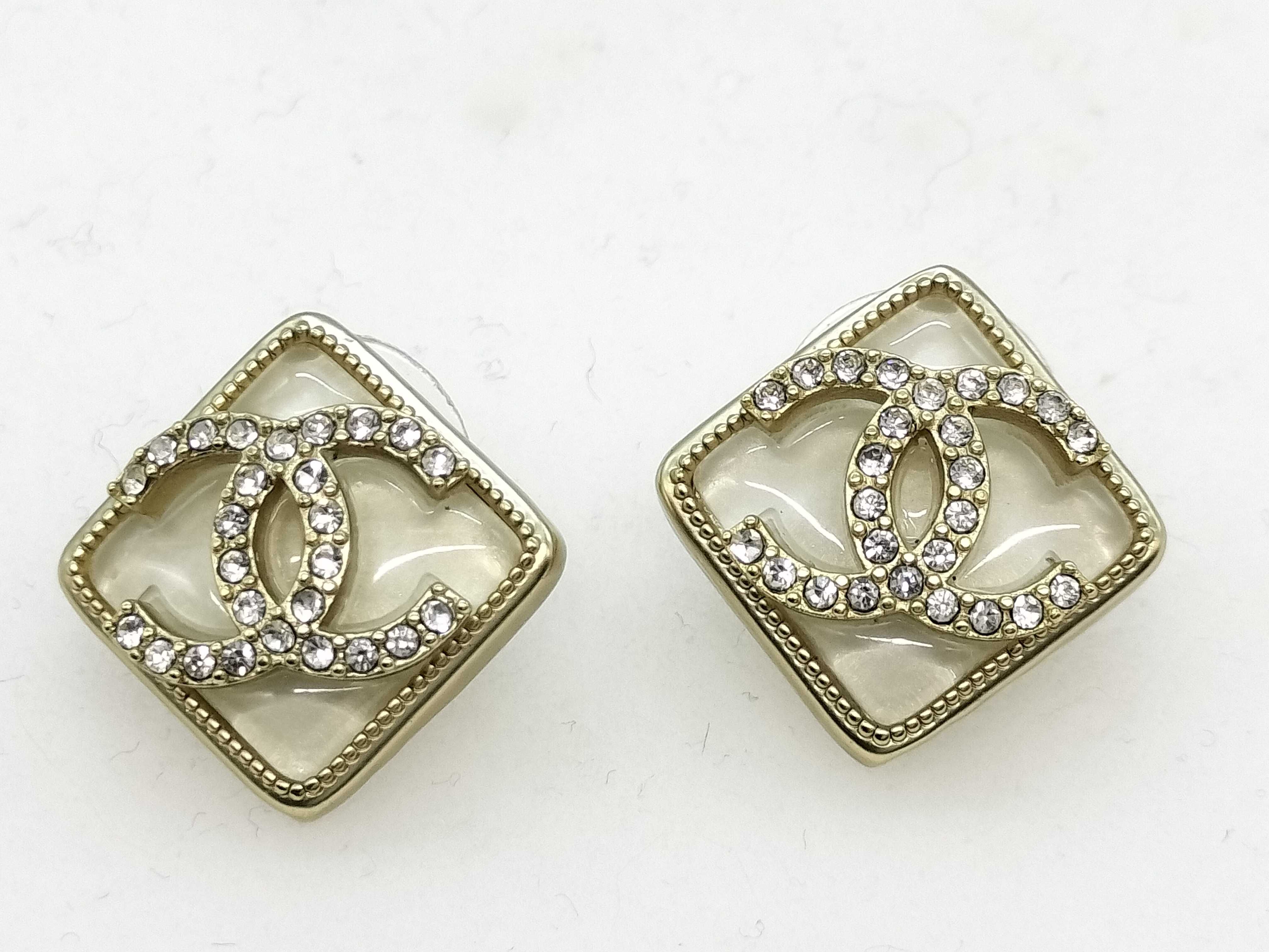 Coco Mark Rhinestone Earrings