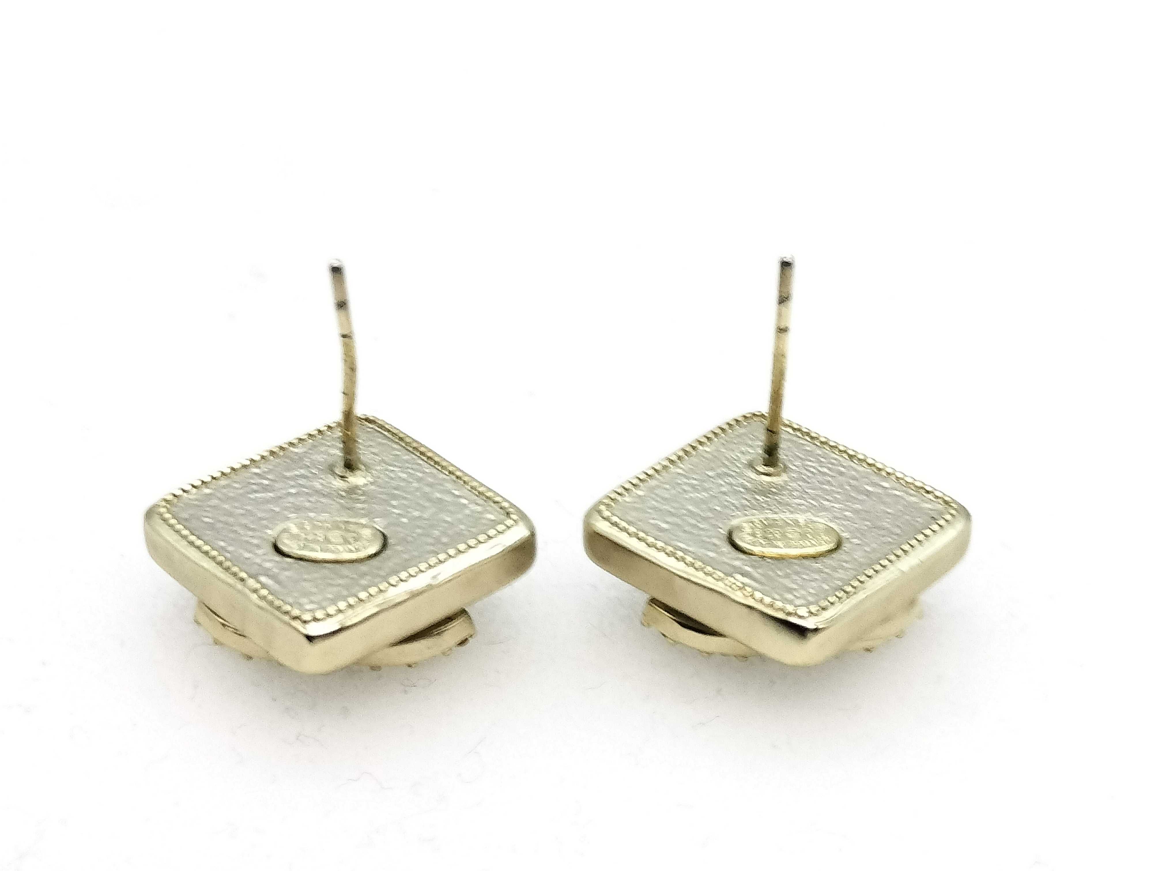 Coco Mark Rhinestone Earrings — view 5
