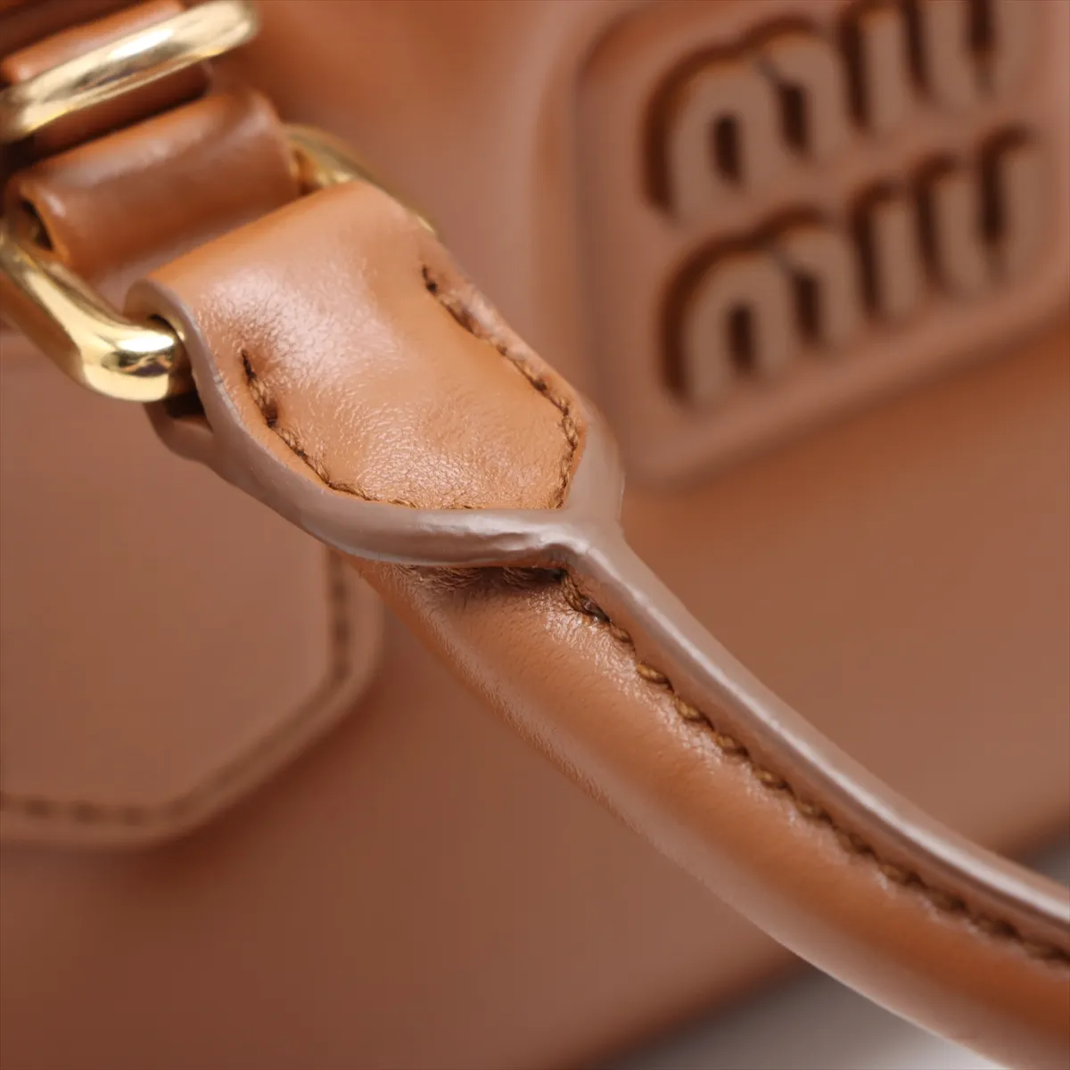 Arcadi Leather 2-Way Handbag Brown — view 11
