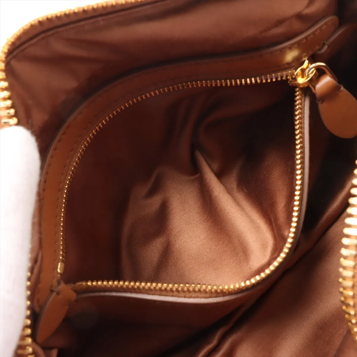 Arcadi Leather 2-Way Handbag Brown — view 9