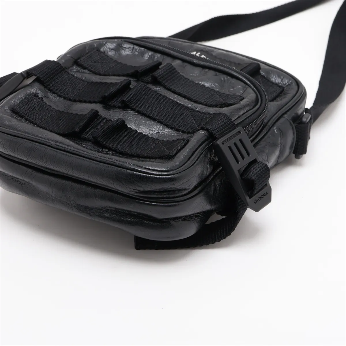 Army Leather Shoulder Bag, Black, 715852 (715852 - registration pending) — view 3