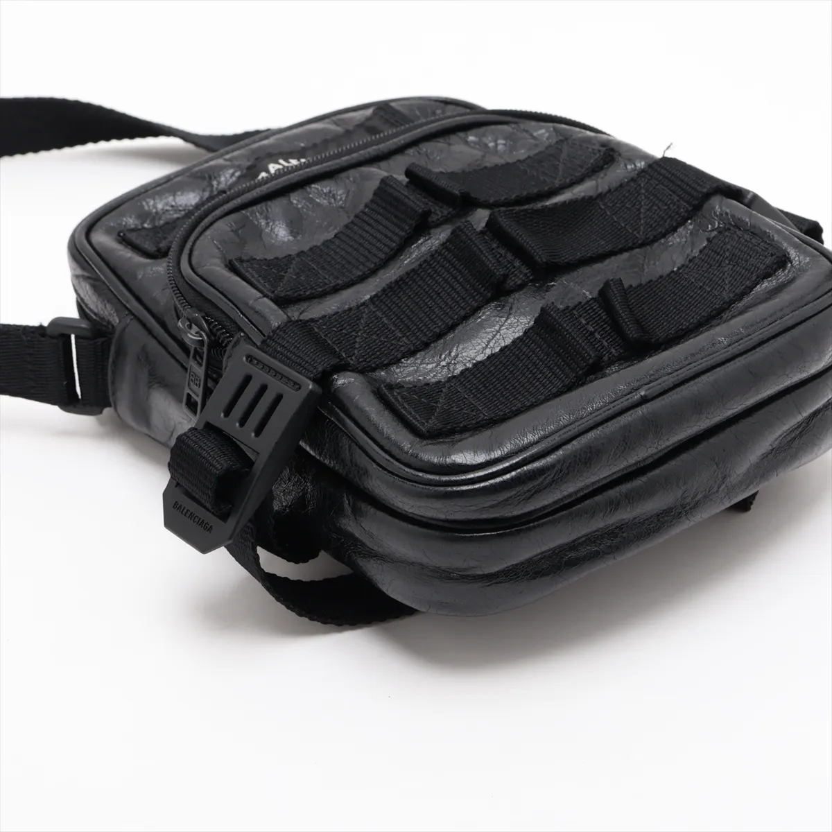Army Leather Shoulder Bag, Black, 715852 (715852 - registration pending) — view 4