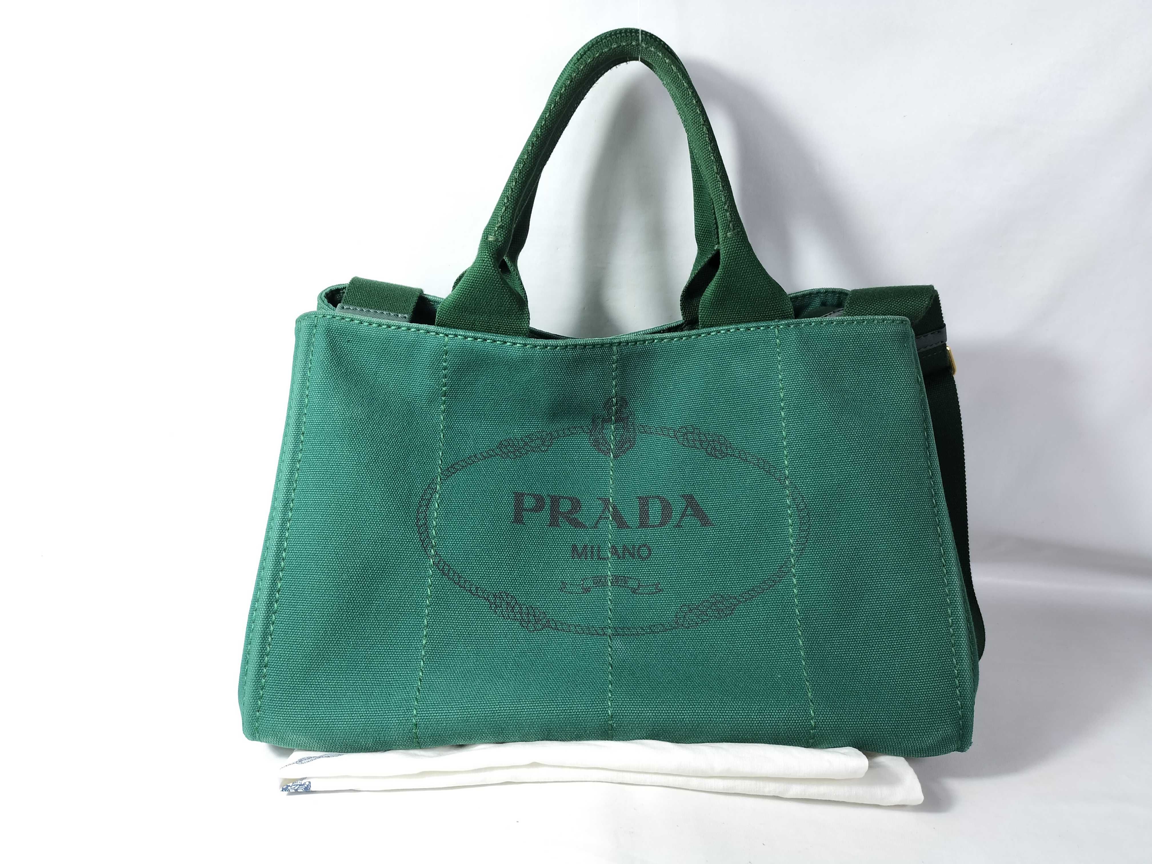 Canapa Tote Bag with Green Strap