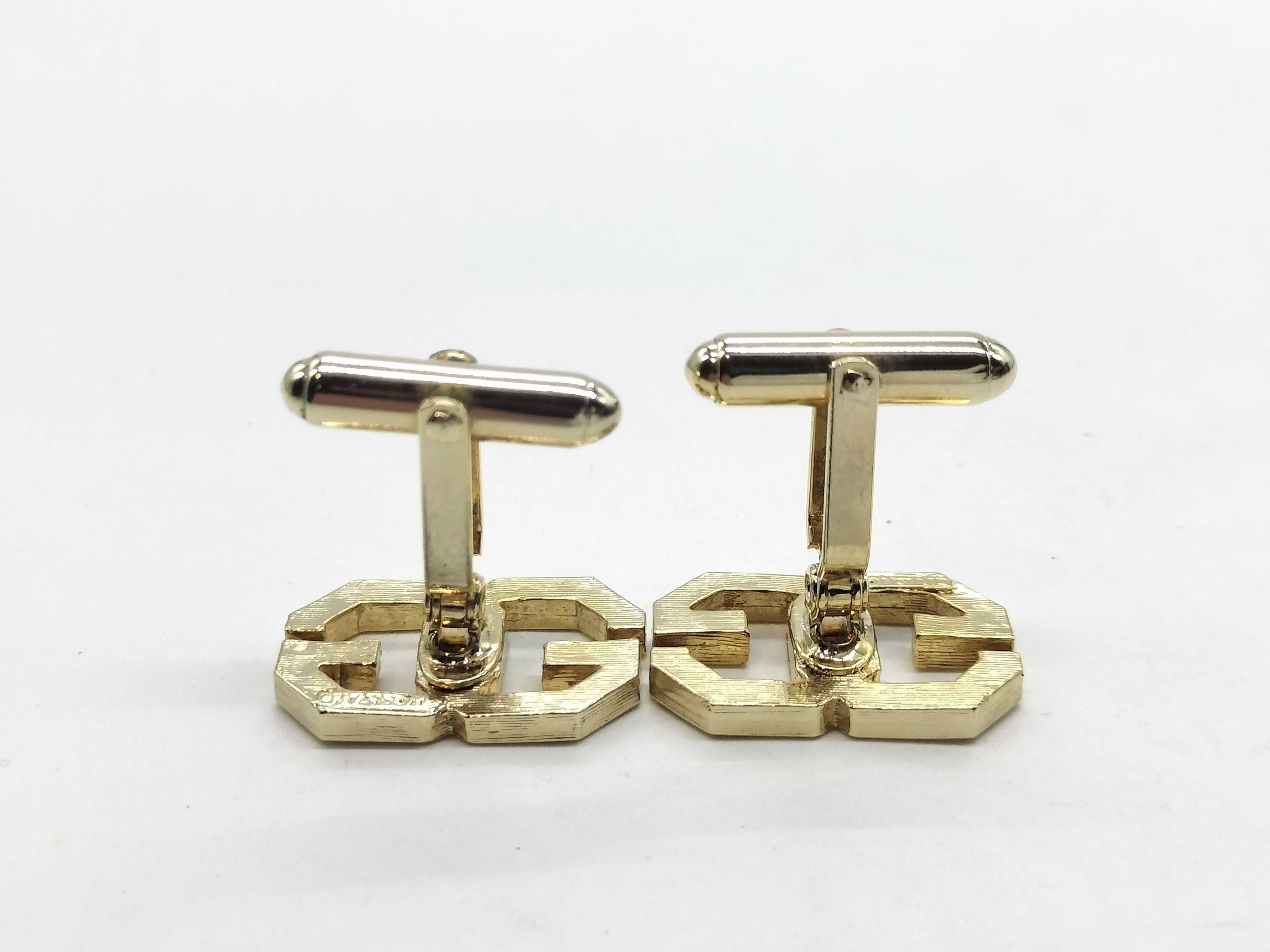 Logo Cufflinks, Gold Color, Tie Clip & Cufflinks — view 4