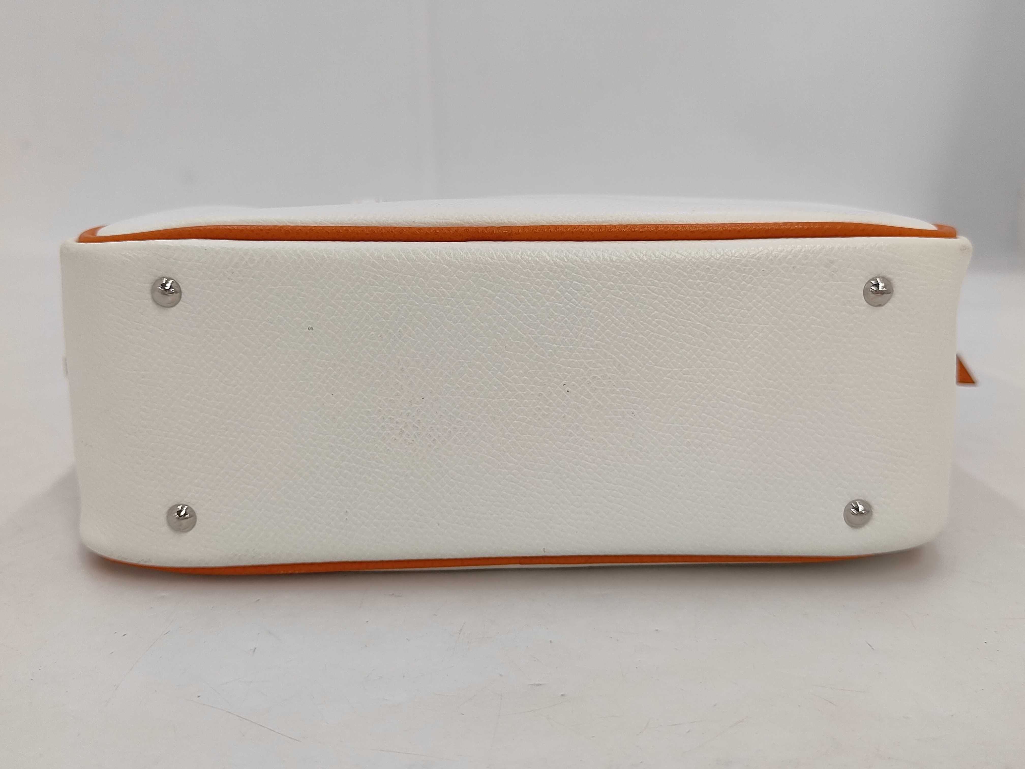 Plume 20 I White/Orange Handbag — view 4