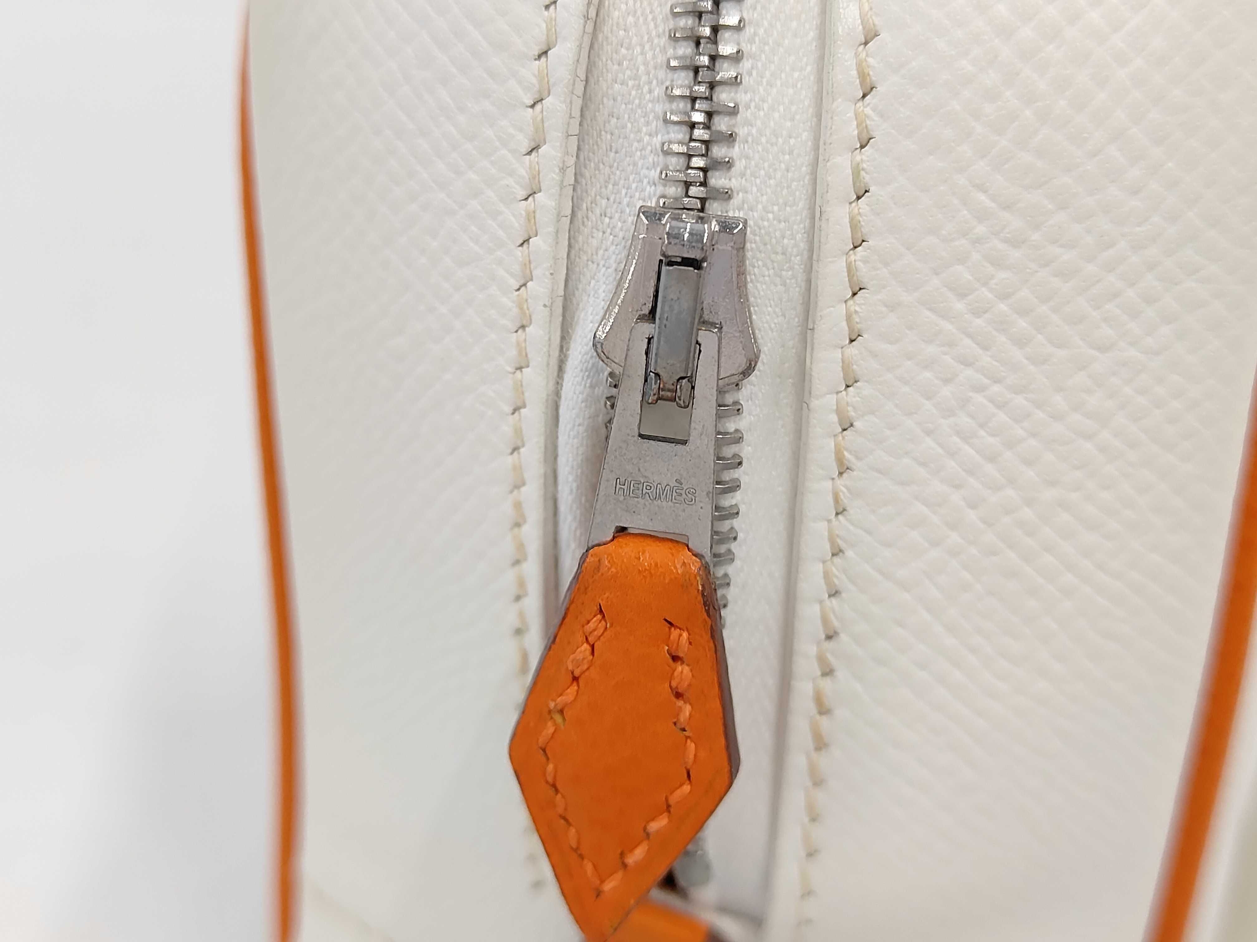 Plume 20 I White/Orange Handbag — view 8