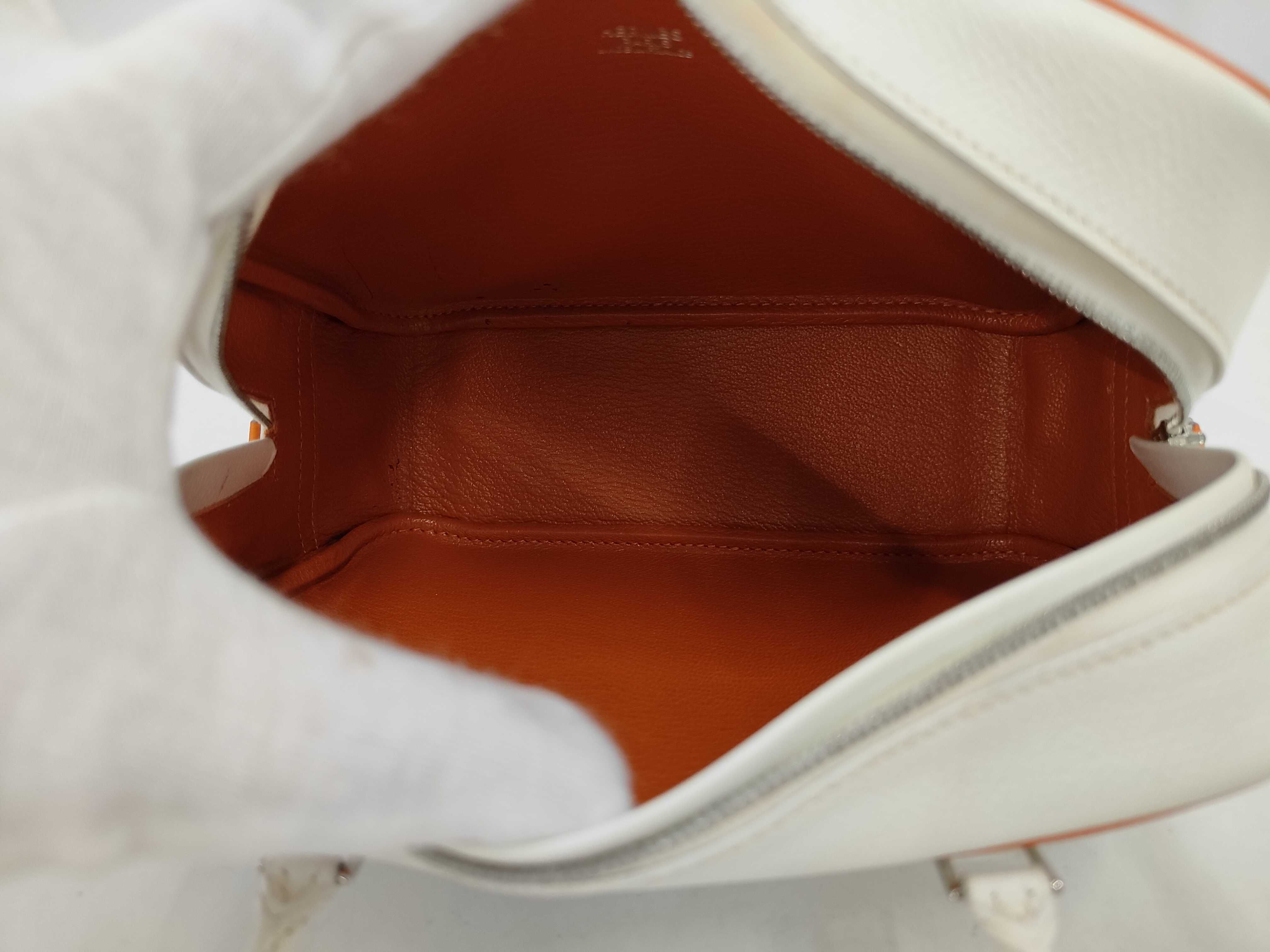 Plume 20 I White/Orange Handbag — view 9