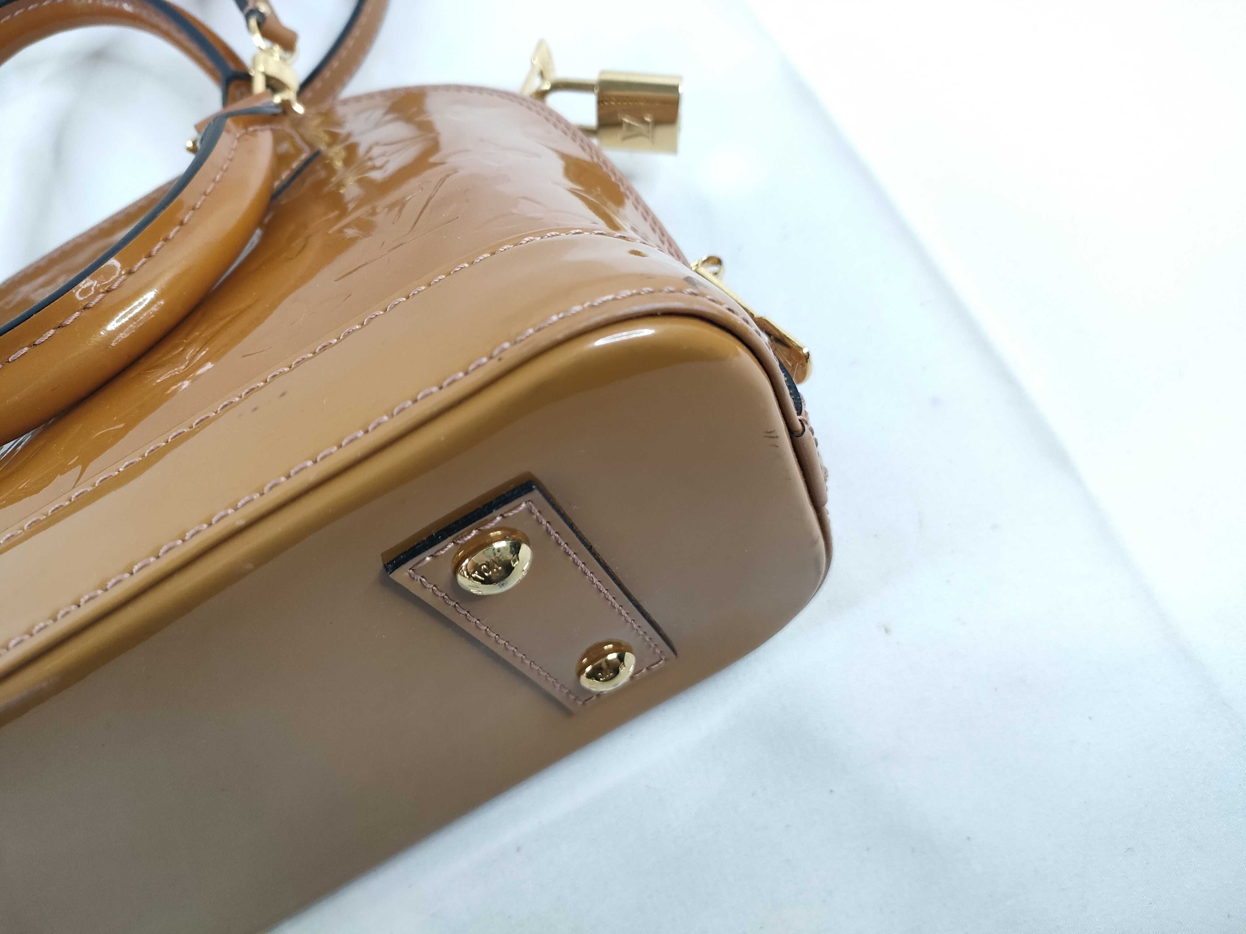 Vernis Alma BB / Vernis / Rose Velour / MI0163 / M91585 / 2-way handbag — view 5