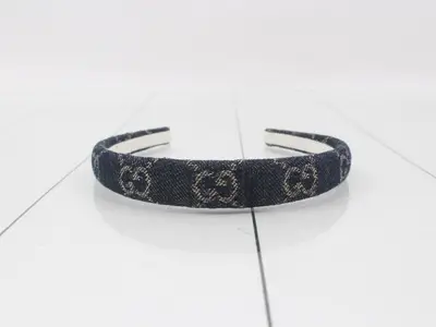denim headband