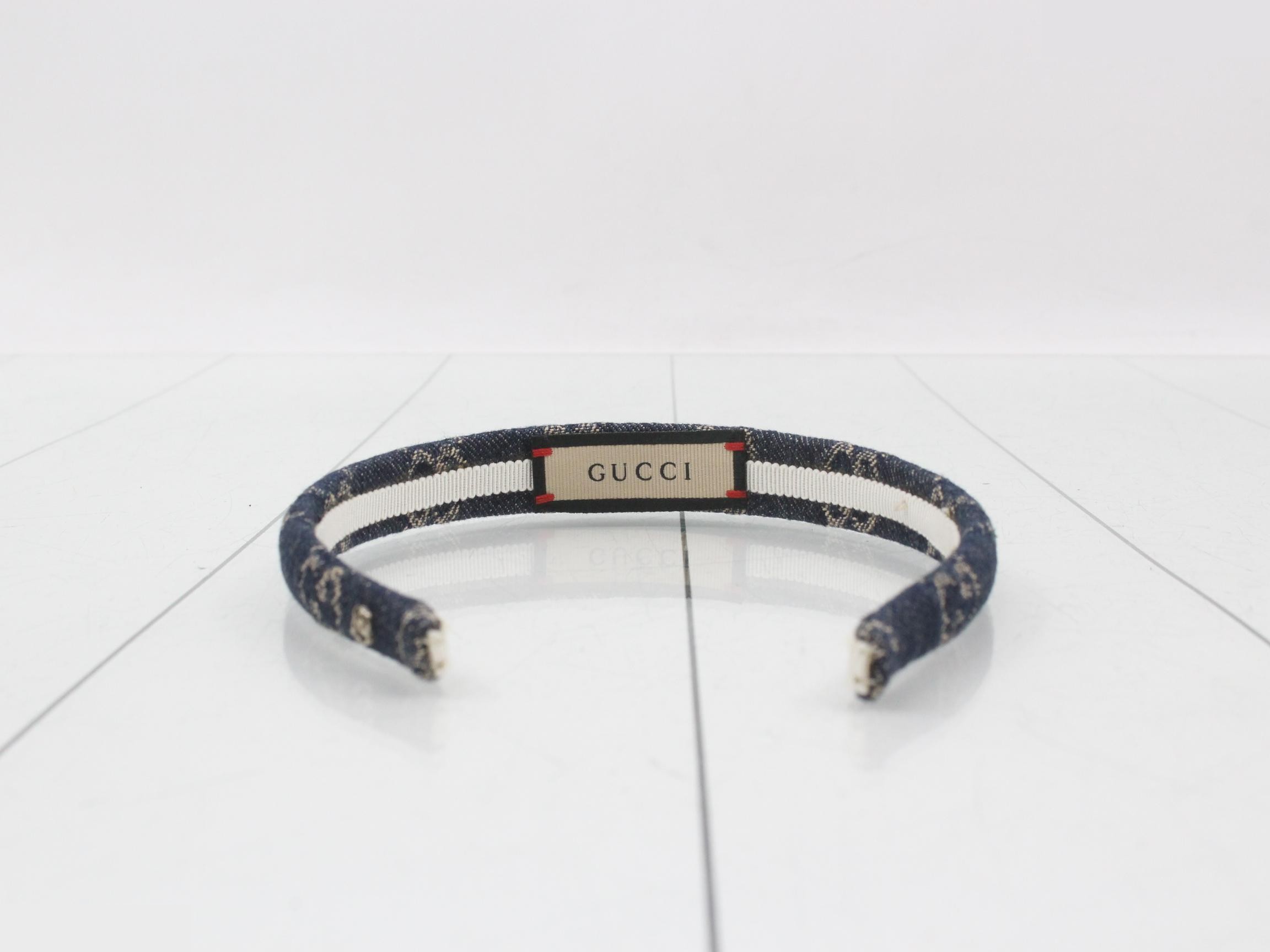 denim headband — view 2
