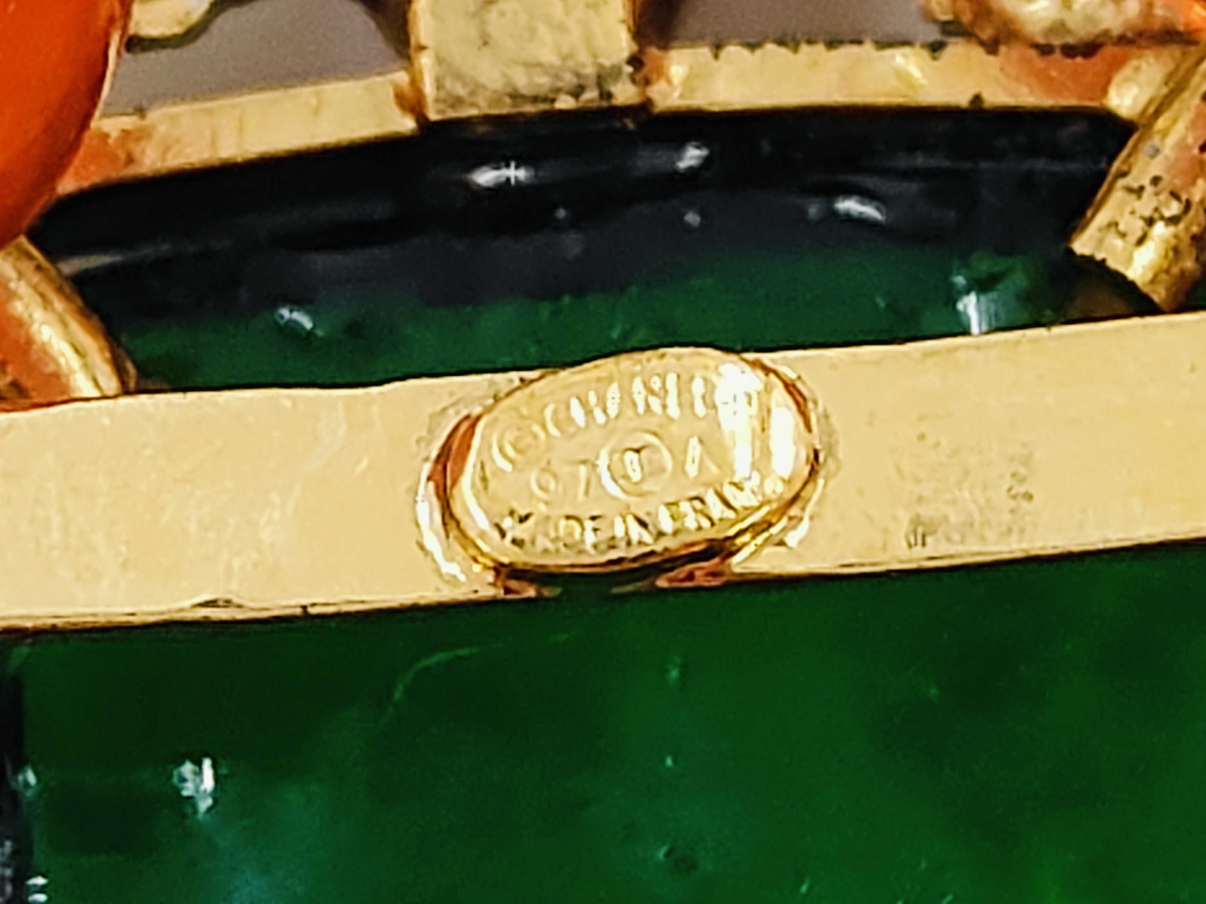 Gripoix Multi BR Brooch — view 4