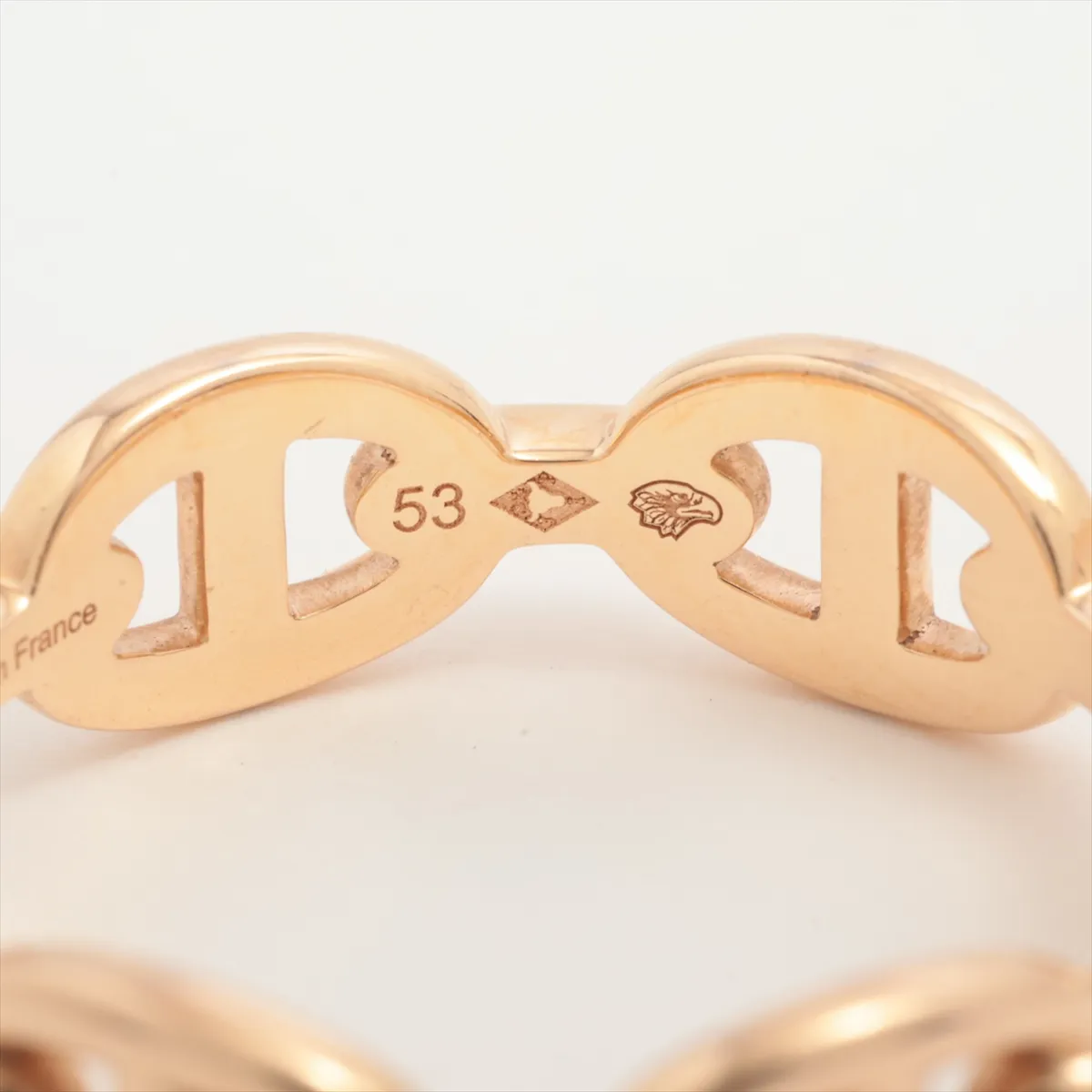 Chaine d'Ancre Enchainée Ring, 750 (PG), 3.9g, Size 53, Item No. 23W490640, — view 5