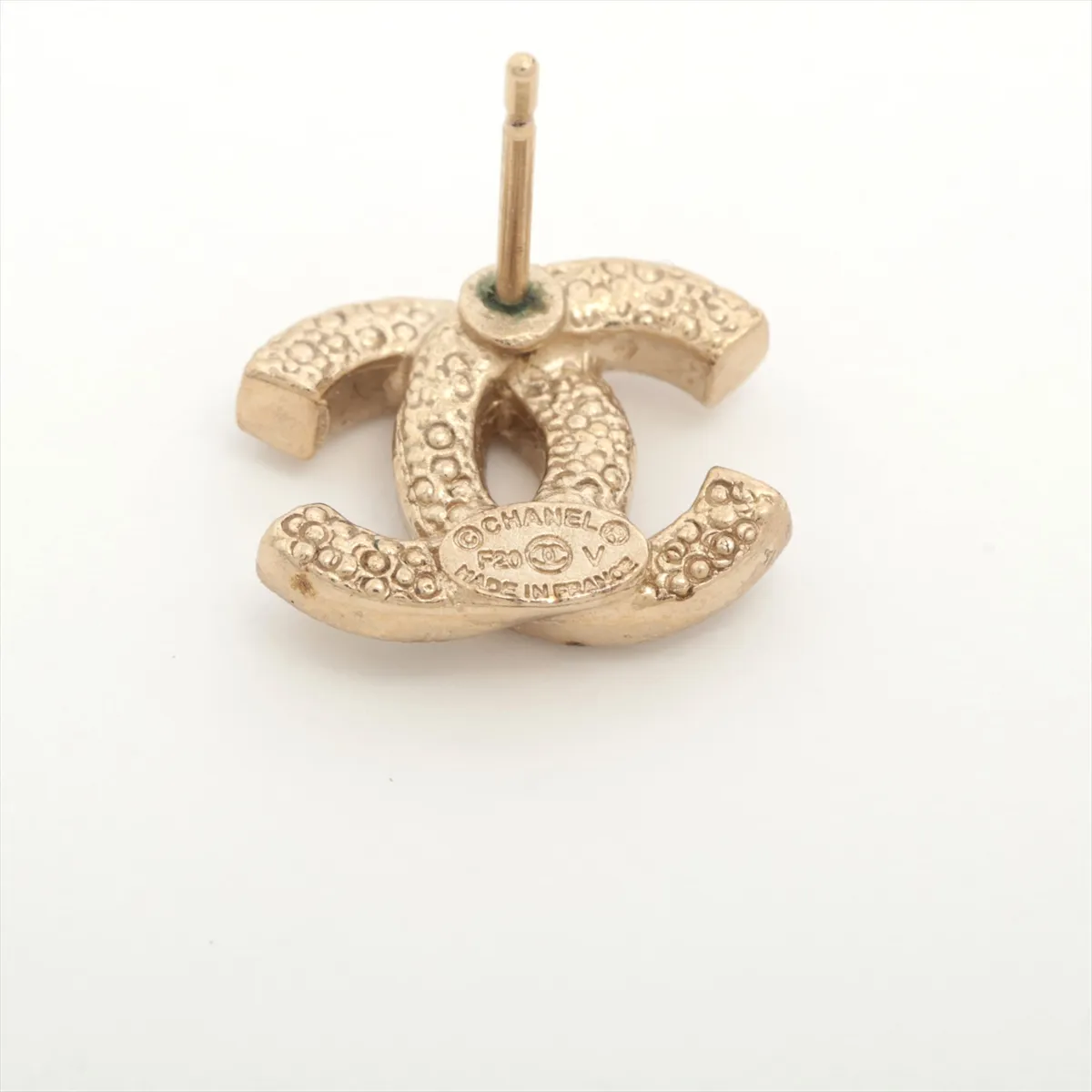 Cocomark F20V Earrings (for both ears) GP x Rhinestone Gold — view 5