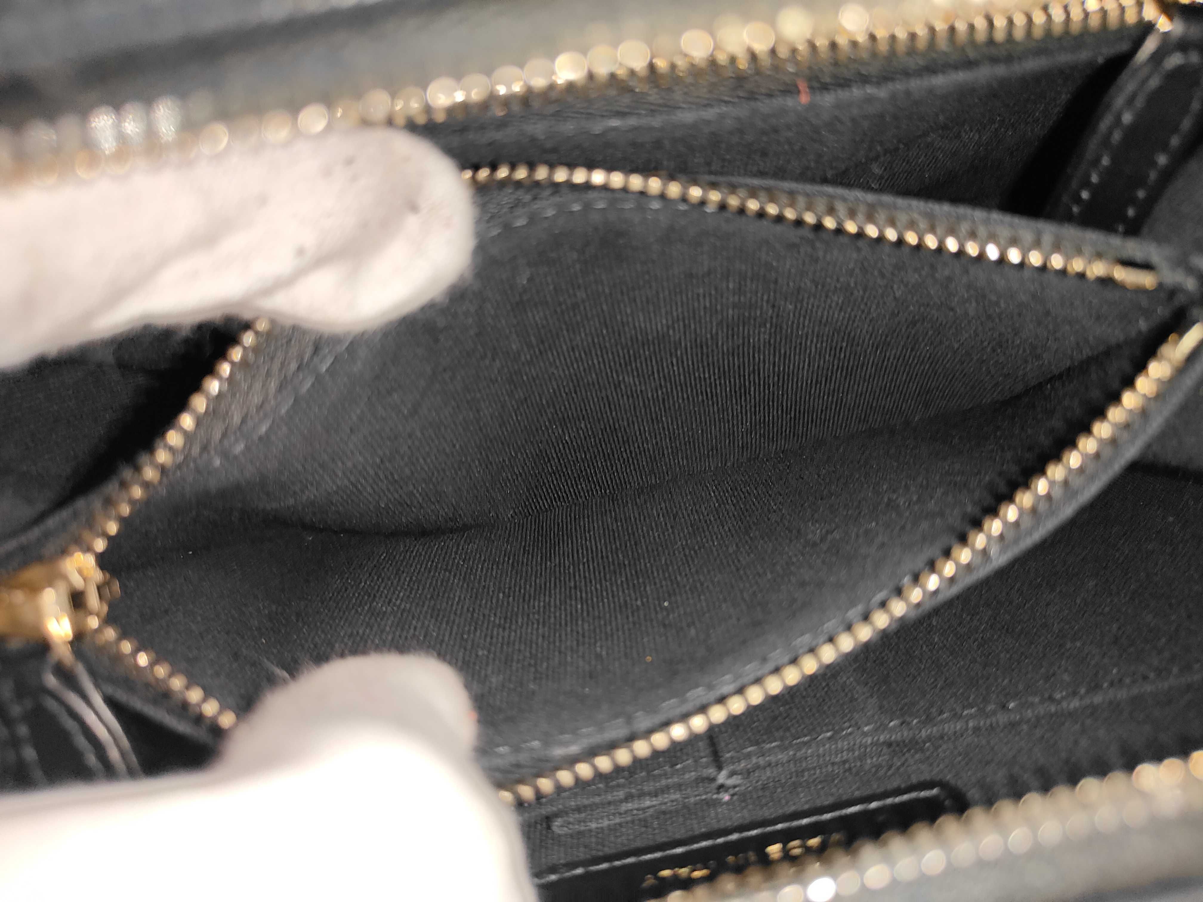 Chain 2-Way Bag, Caviar Leather, Black, L2A3X8PK Shoulder Bag — view 11