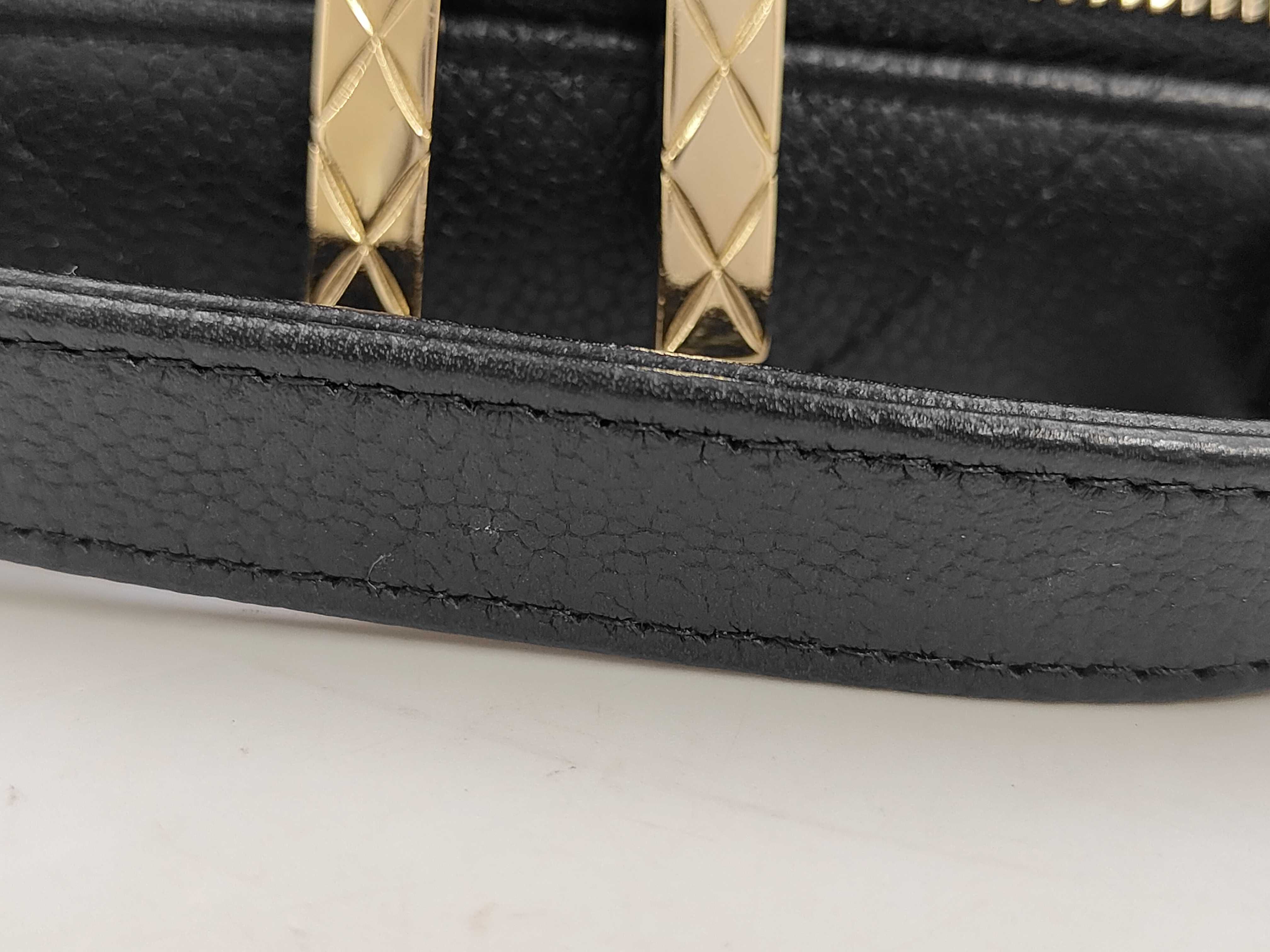 Chain 2-Way Bag, Caviar Leather, Black, L2A3X8PK Shoulder Bag — view 7
