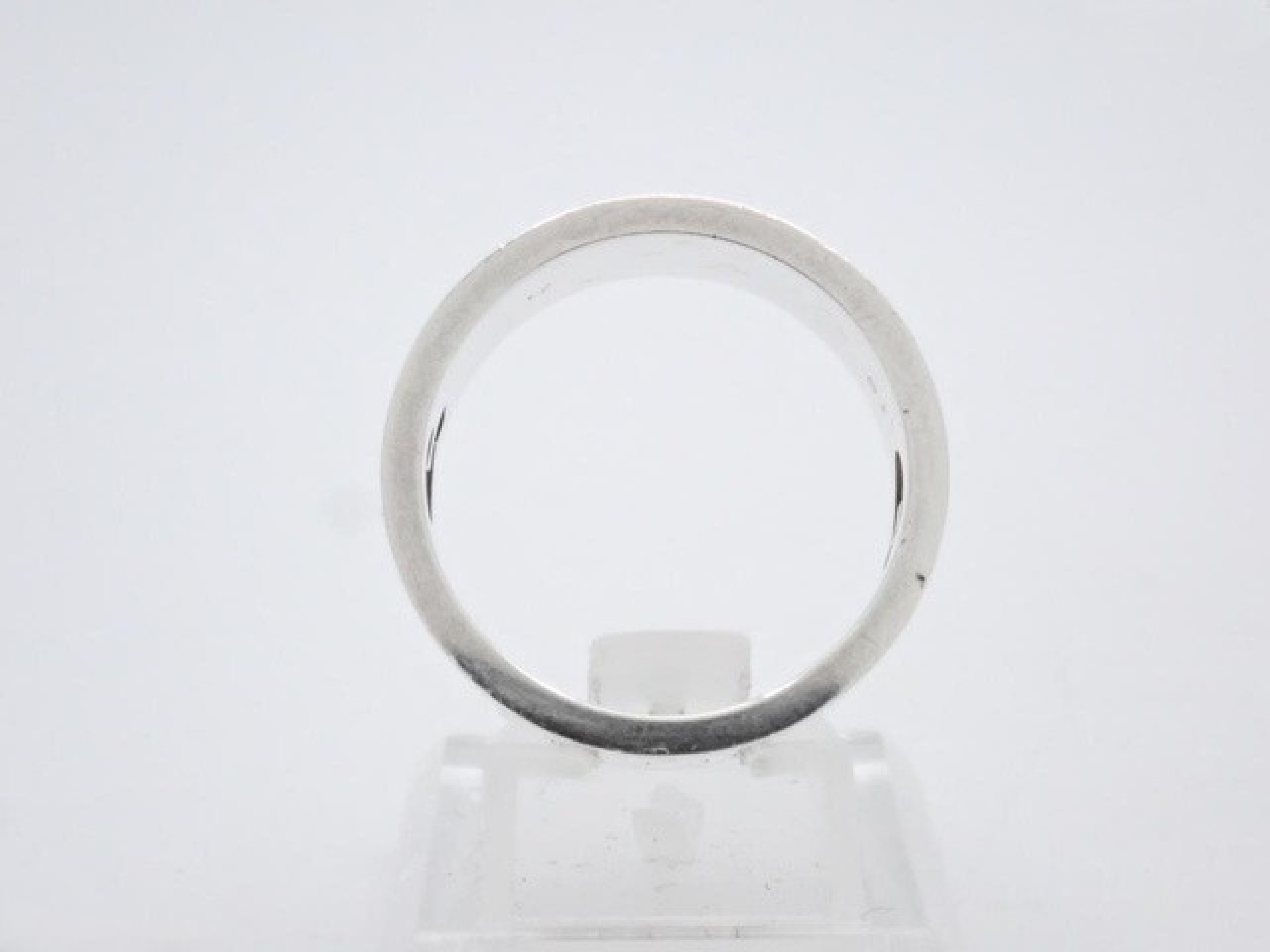 G-logo wide ring, SV925/12.0g, stamped "23", actual size #22. — view 3