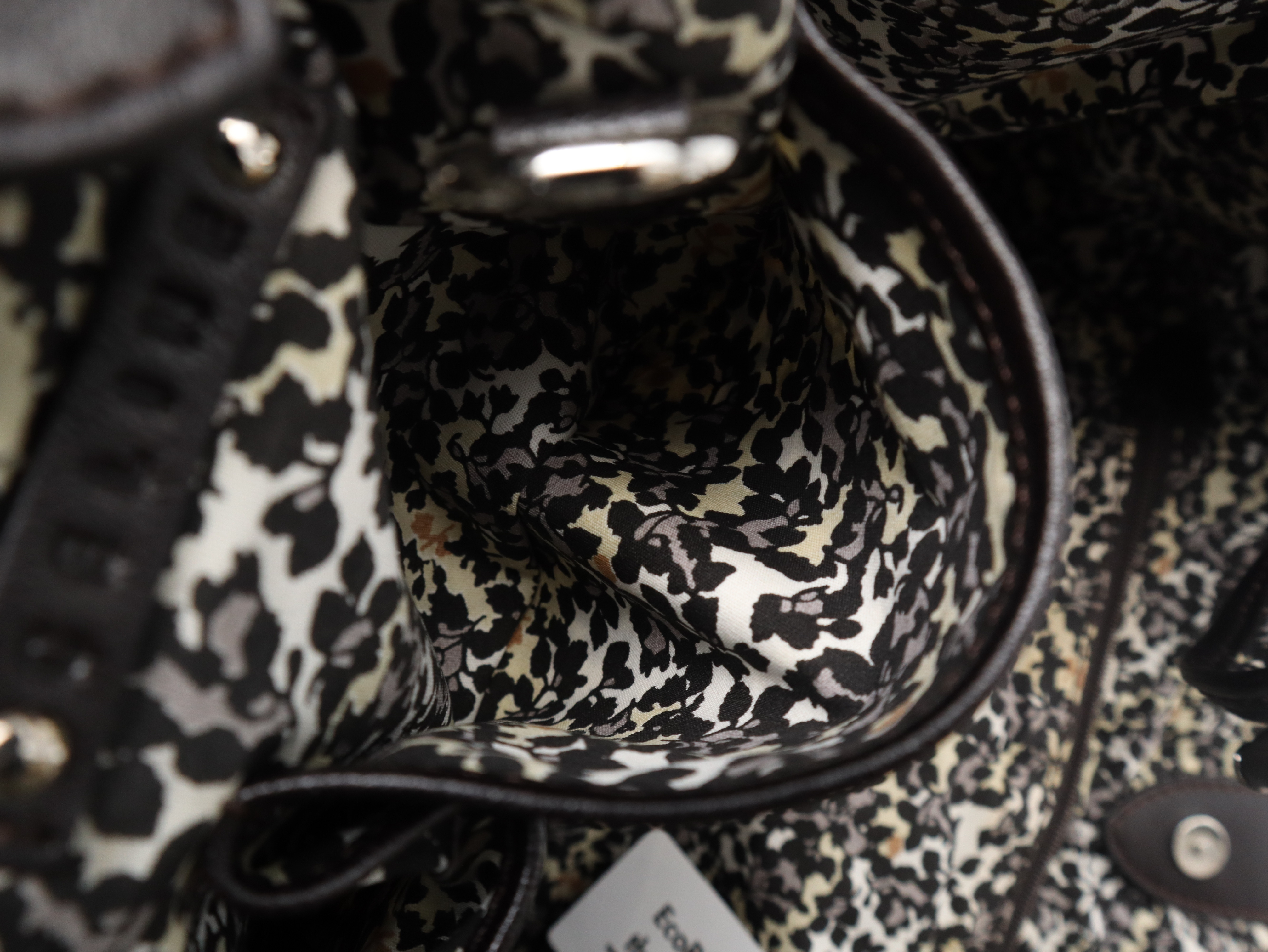 Triomphe Bitter Sweet Paris Maputum Bag Denim x Leather Navy Shoulder Bag — view 12