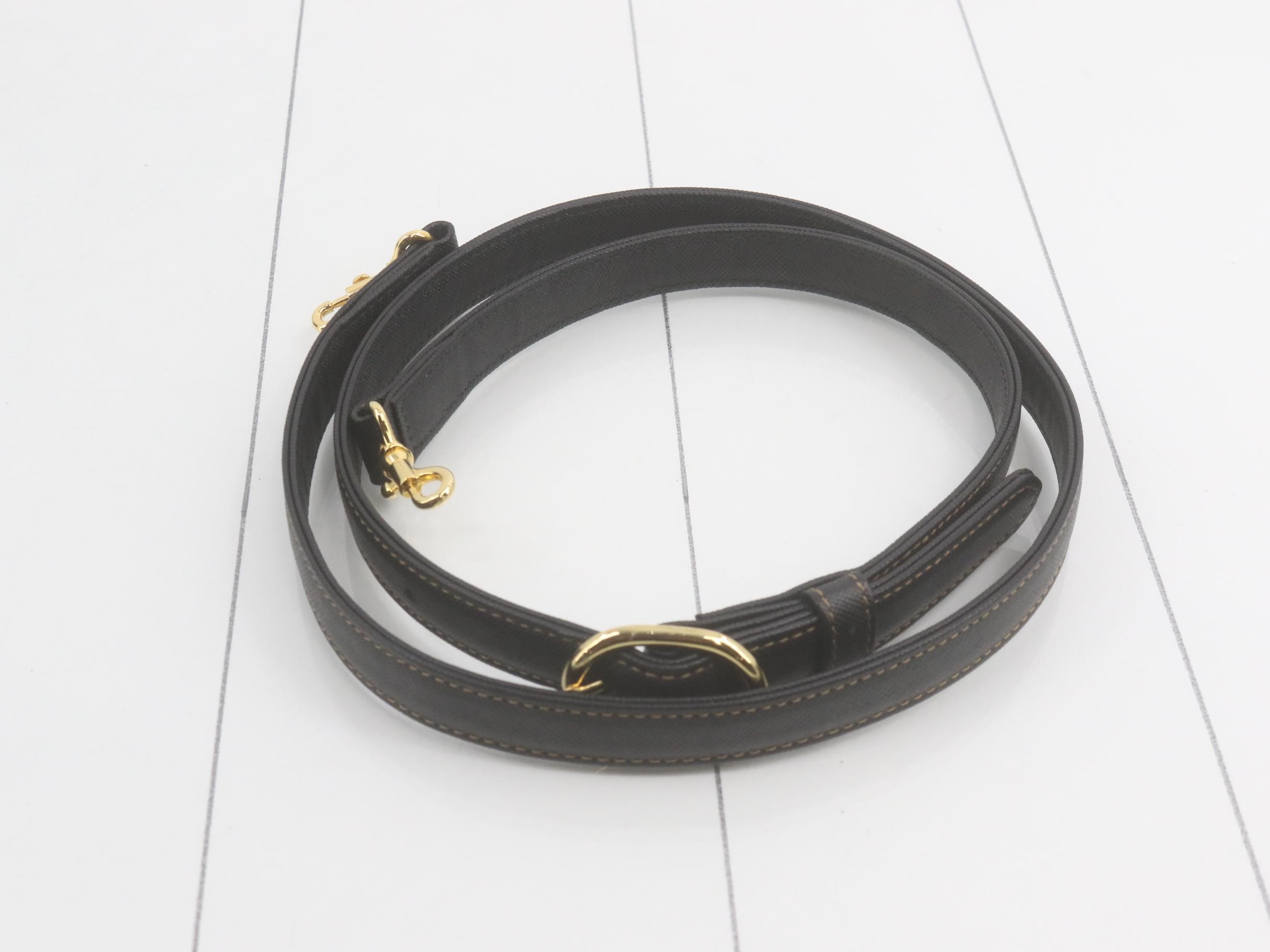 Handbag, black leather — view 7