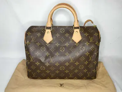 Monogram HK- M41526 TH0032 Speedy 30 Monogram Canvas Brown Handbag