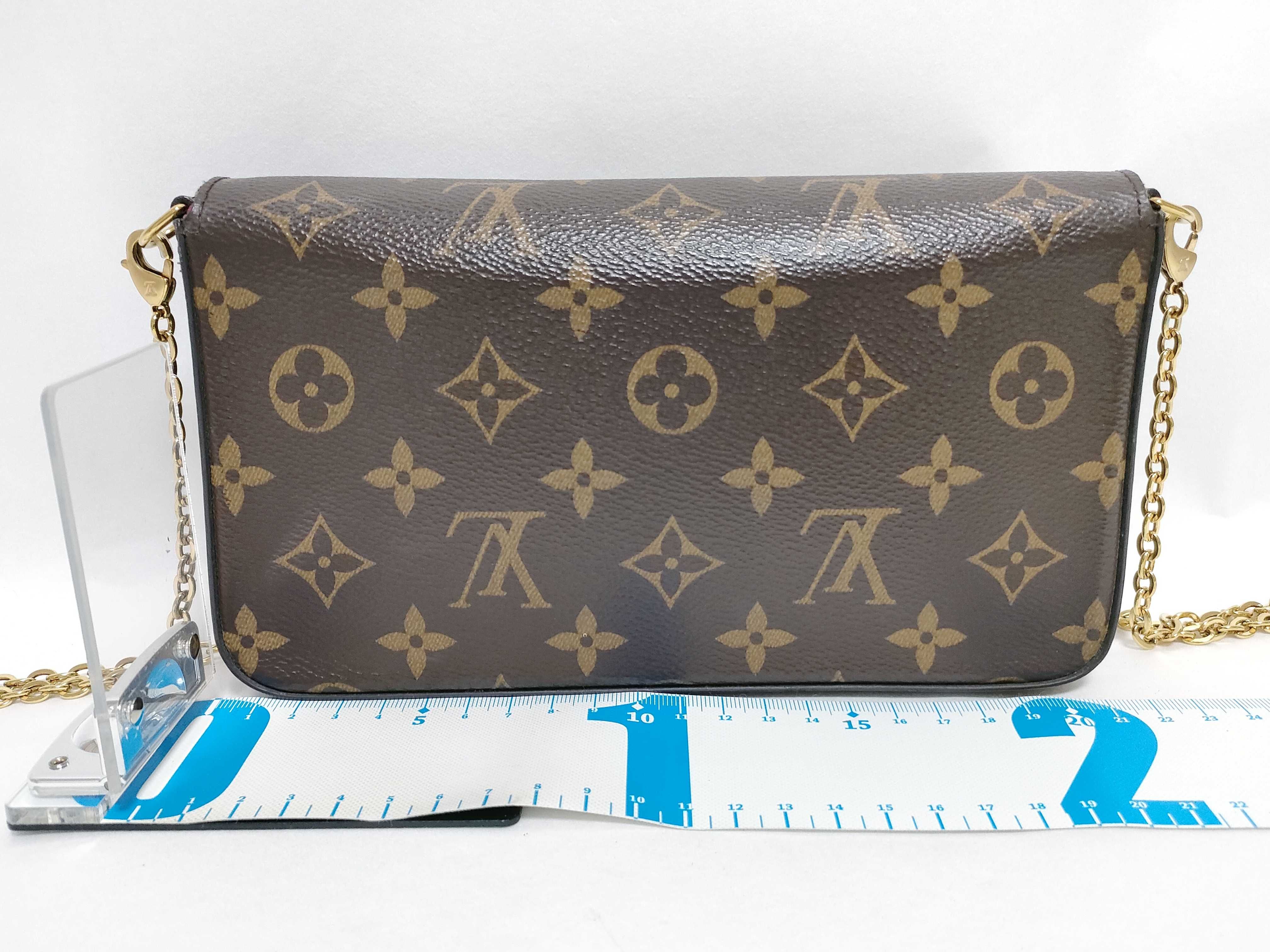 Monogram Louis Vuitton Felicie Shoulder Bag Monogram Shoulder Bag — view 2