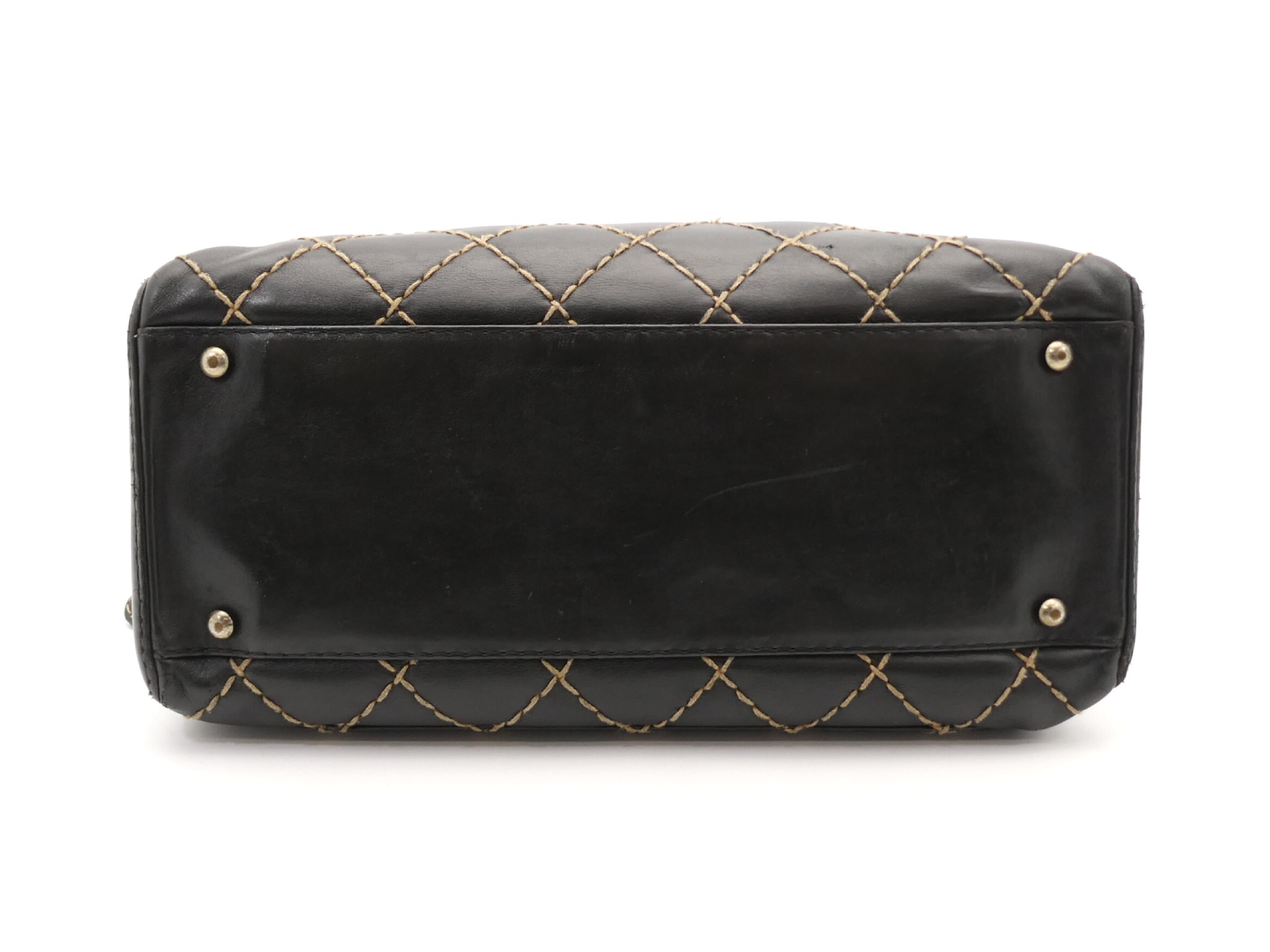 Wild Stitch Coco Mark Leather Handbag — view 5