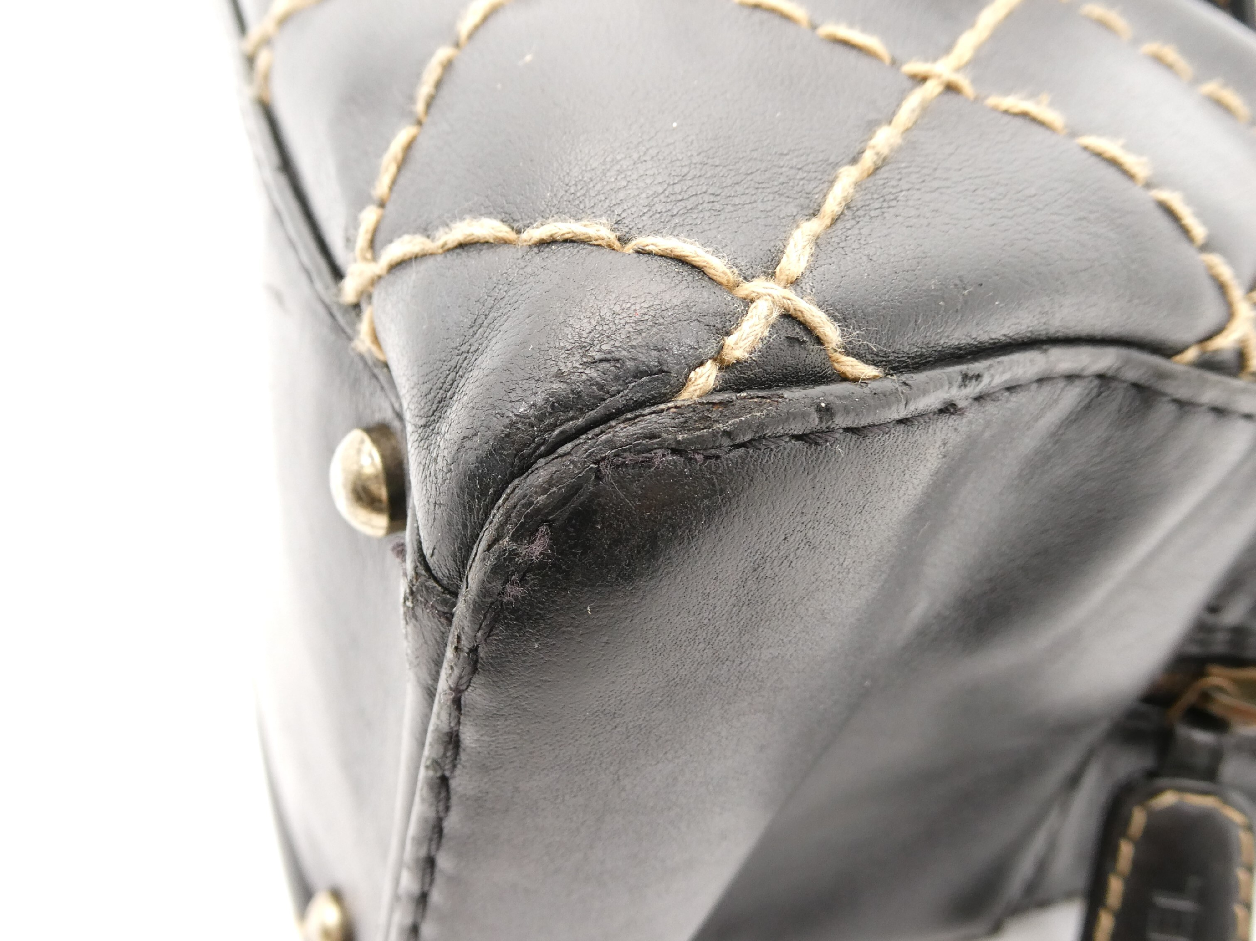Wild Stitch Coco Mark Leather Handbag — view 10