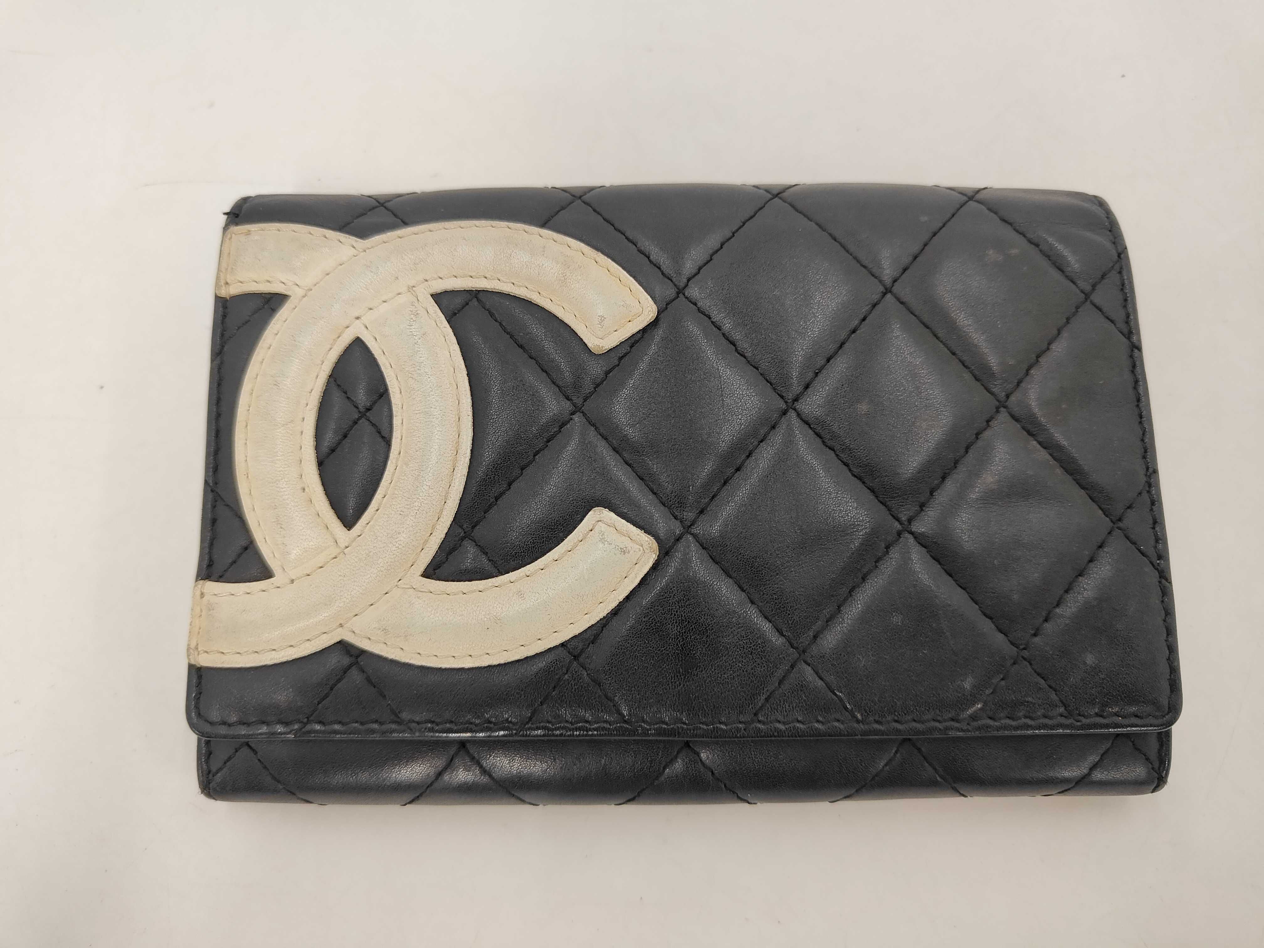Cambon Line Compact Wallet (Black)