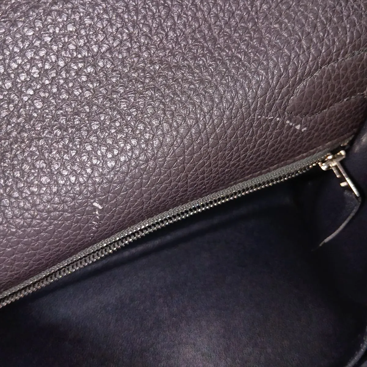 [Individually packaged] Hermes Kelly 28 Letournée Togo Etoupe x Etoupe Matte Silver Hardware Q: 2013 Personal Order — view 15